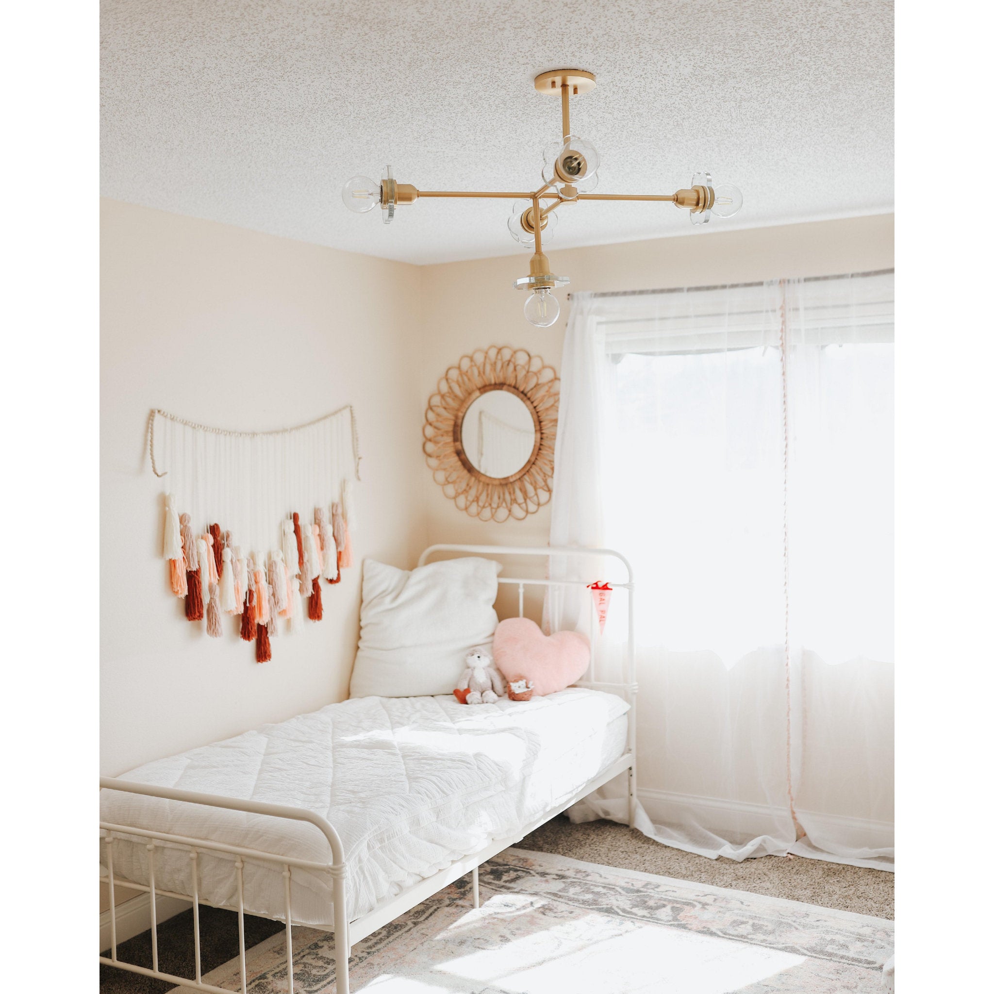 Alexa 5-Light Chandelier in Aged Brass 36.75L x 27.5W x 15H