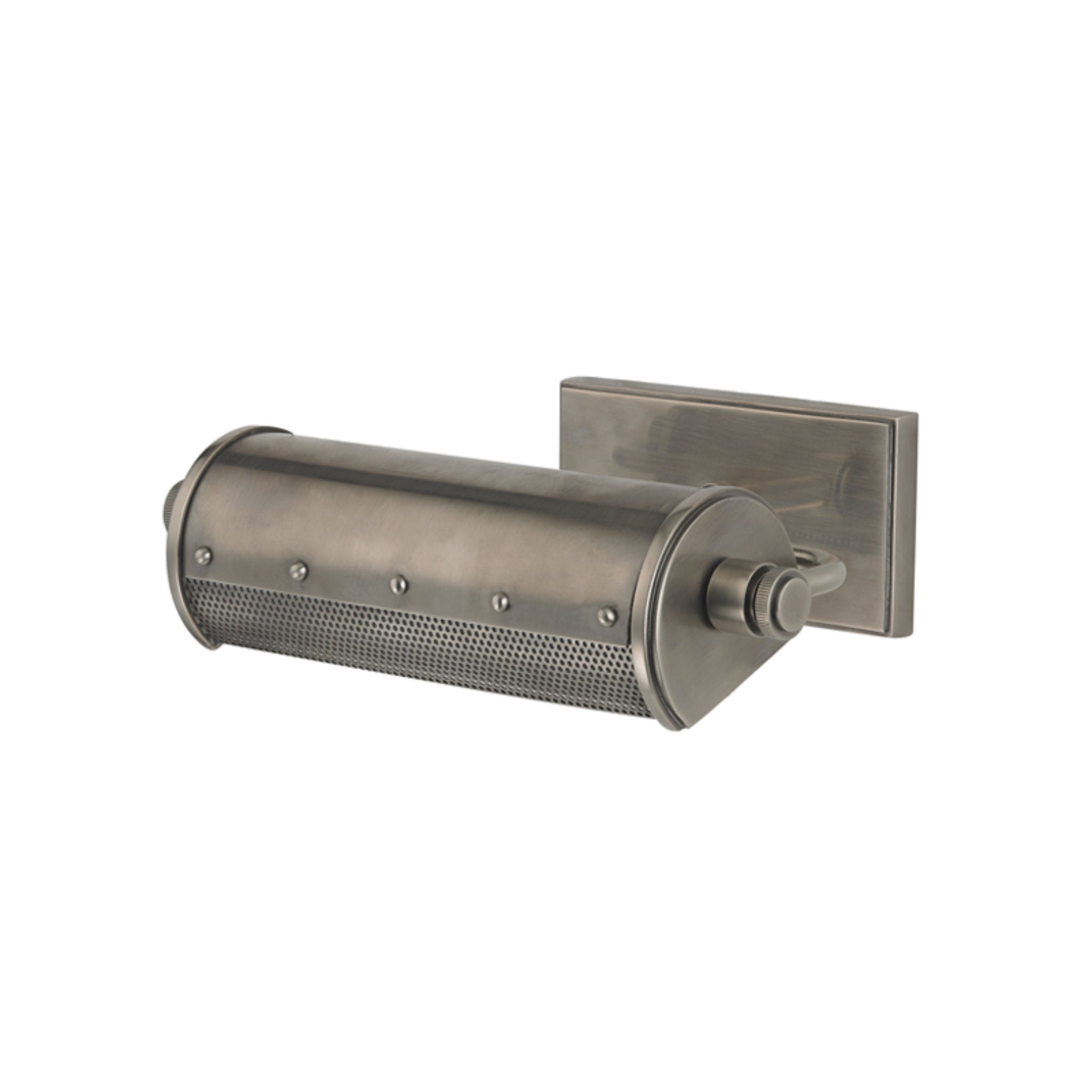 Gaines 1-Light Picture Light in Historic Nickel 11L x 11W x 3.25H