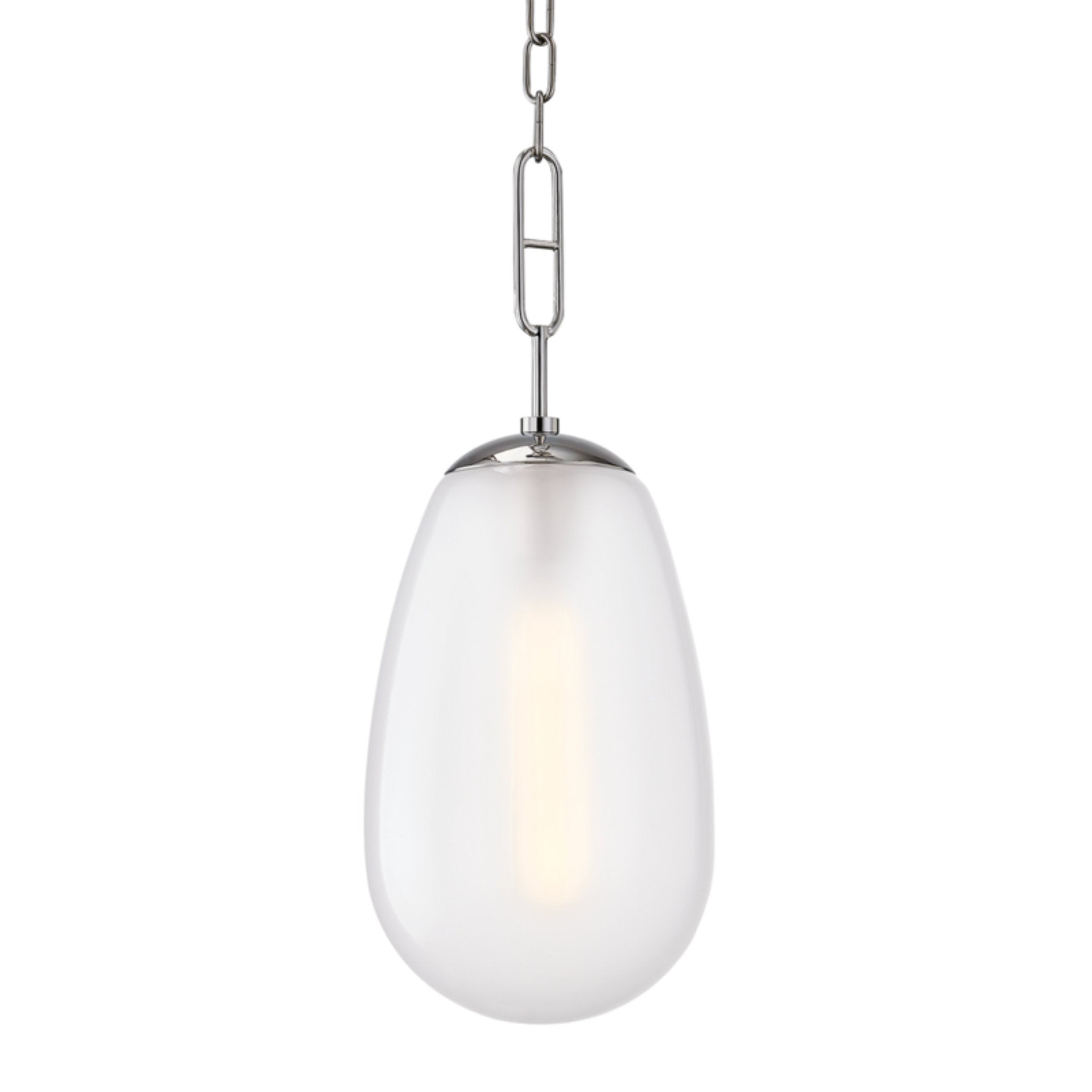 Bruckner 1-Light Pendant in Polished Nickel 8.75L x 8.75W x 22.25H