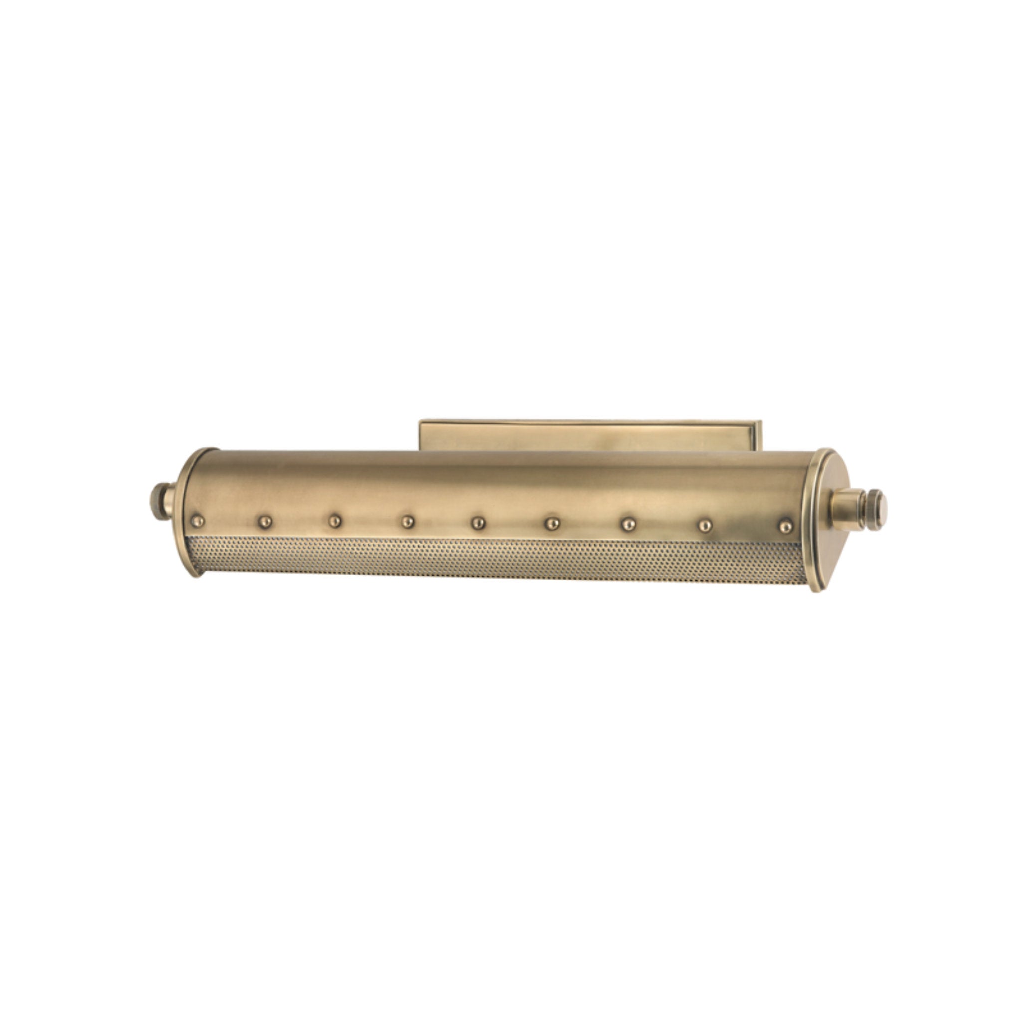 Gaines 2-Light Picture Light in Aged Brass 18.25L x 18.25W x 3.25H