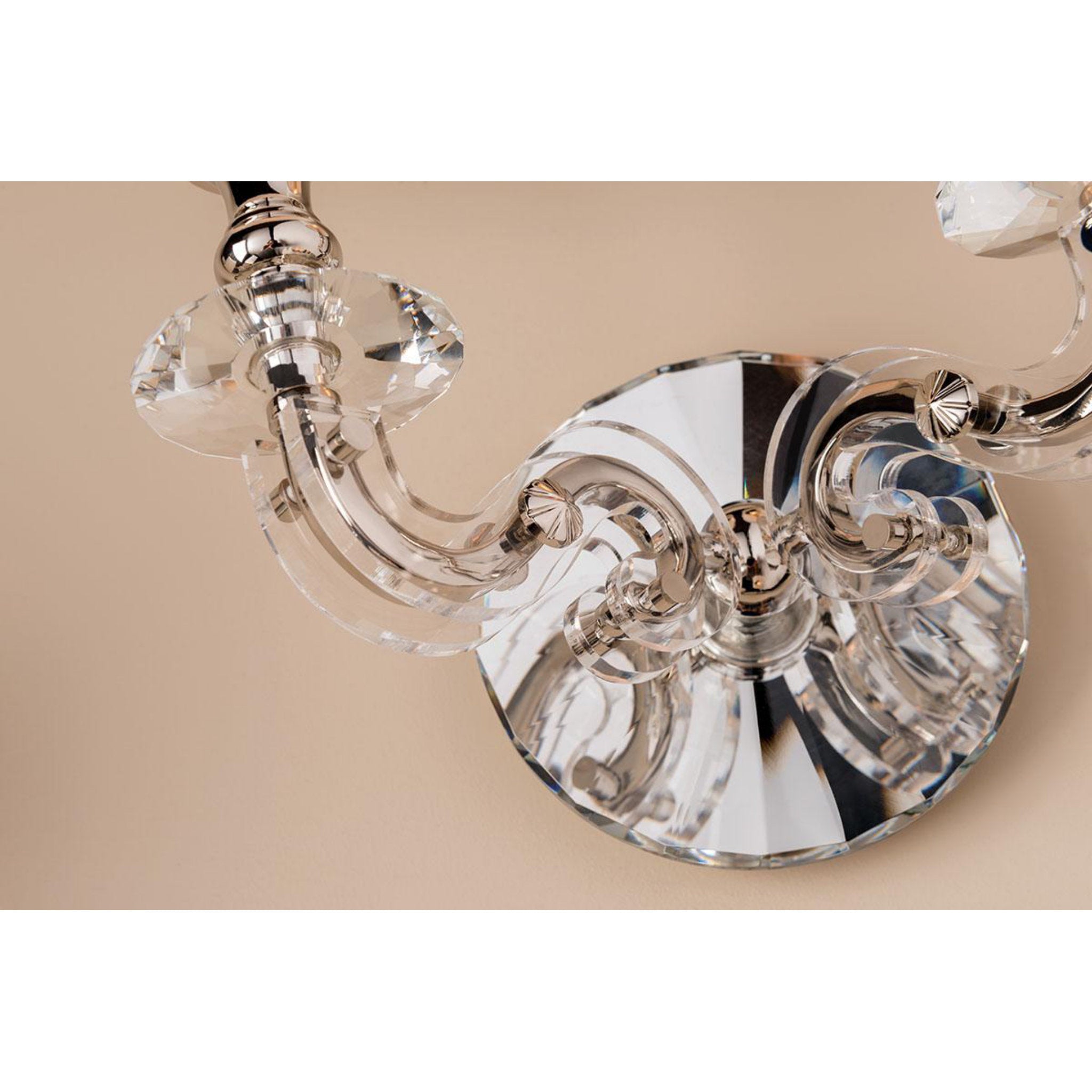 Lapeer 1-Light Wall Sconce in Polished Nickel 5.5L x 5.5W x 14H