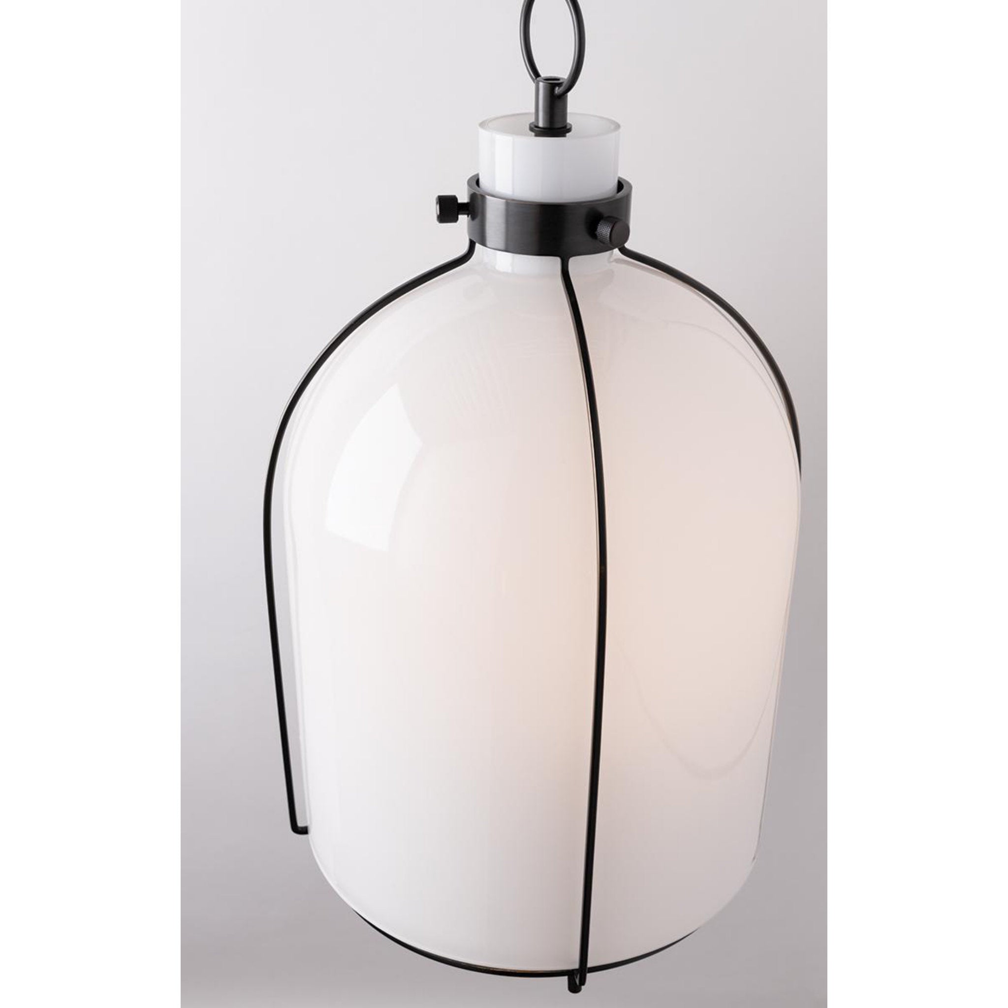 Eldridge 1-Light Pendant in Polished Nickel 14L x 14W x 20.25H