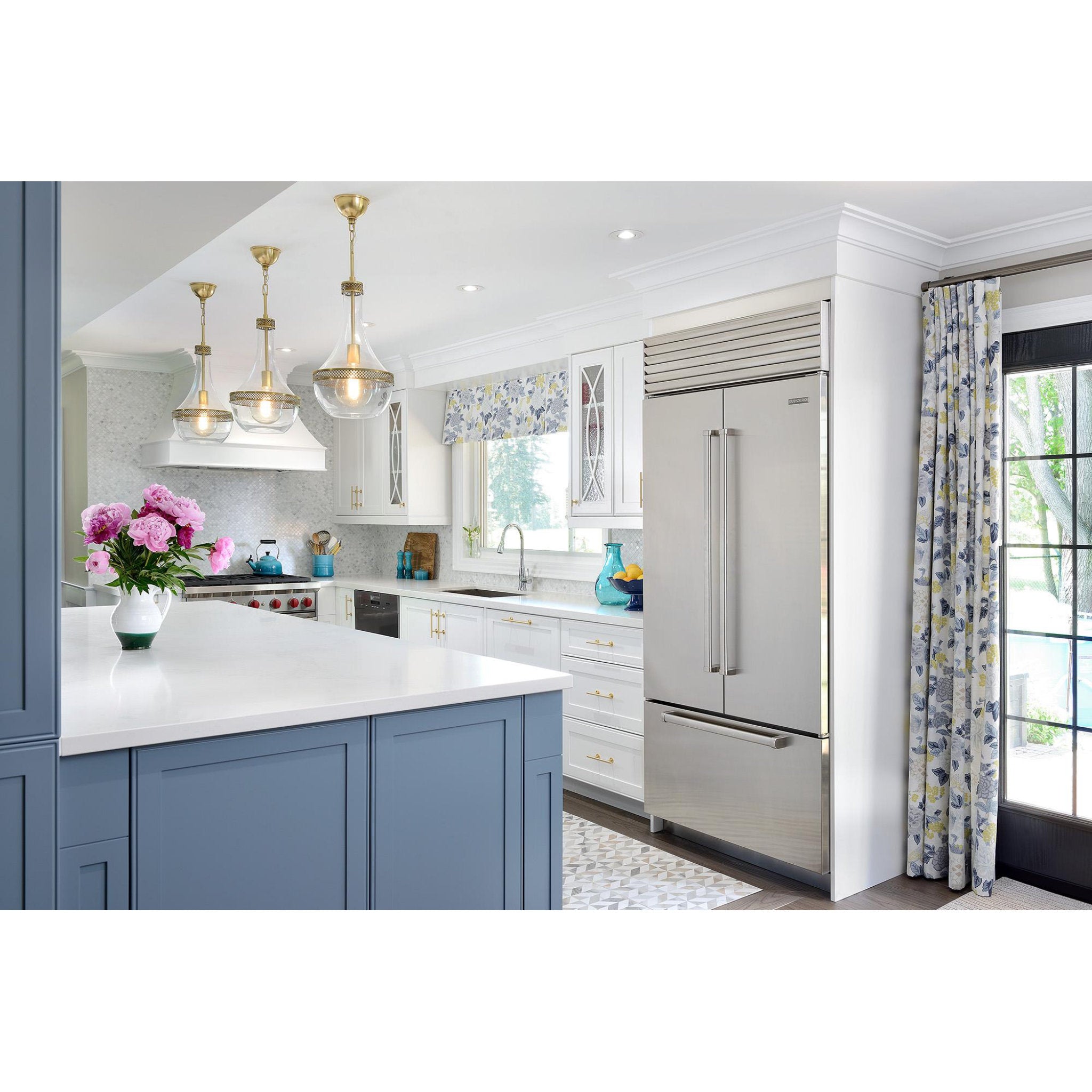 Hagen 1-Light Pendant in Aged Brass 17.5L x 17.5W x 32H