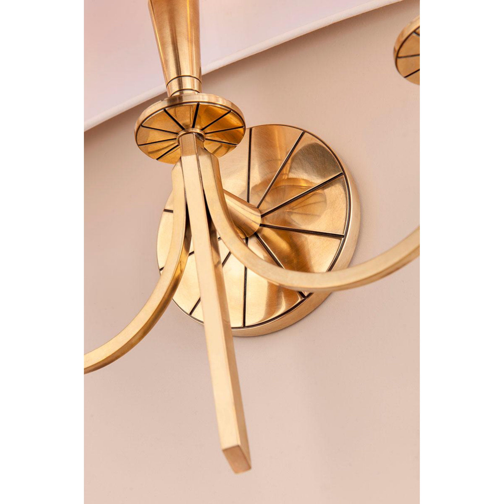 Mason 12-Light Chandelier in Aged Brass 34.5L x 34.5W x 27.25H