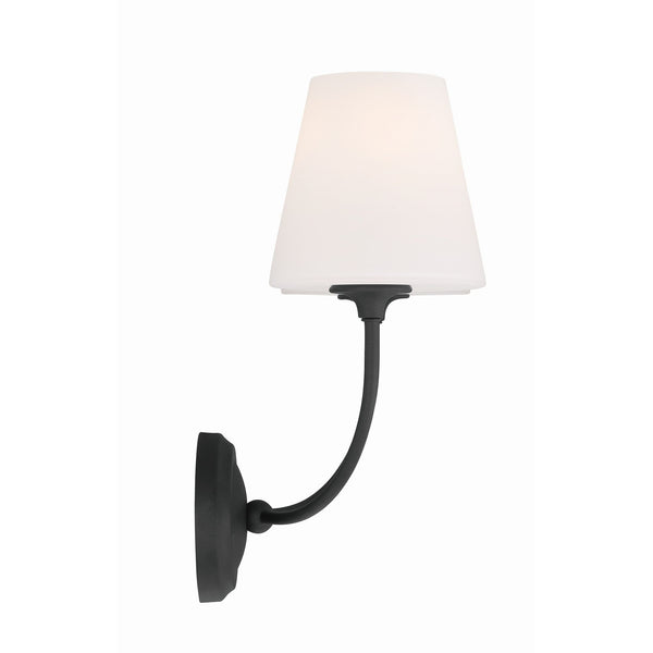 Libby Langdon for Crystorama Sylvan 2 Light Black Wall Mount