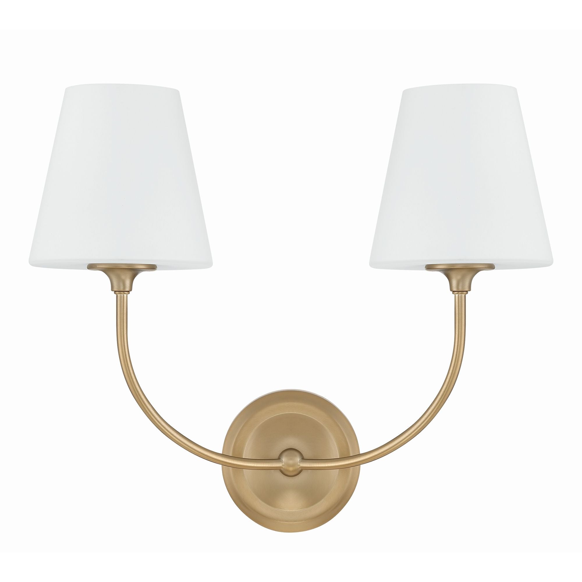 Libby Langdon Sylvan 17'' Vibrant Gold Sconce Gold 17"W x 14.75"H x 8.25"D