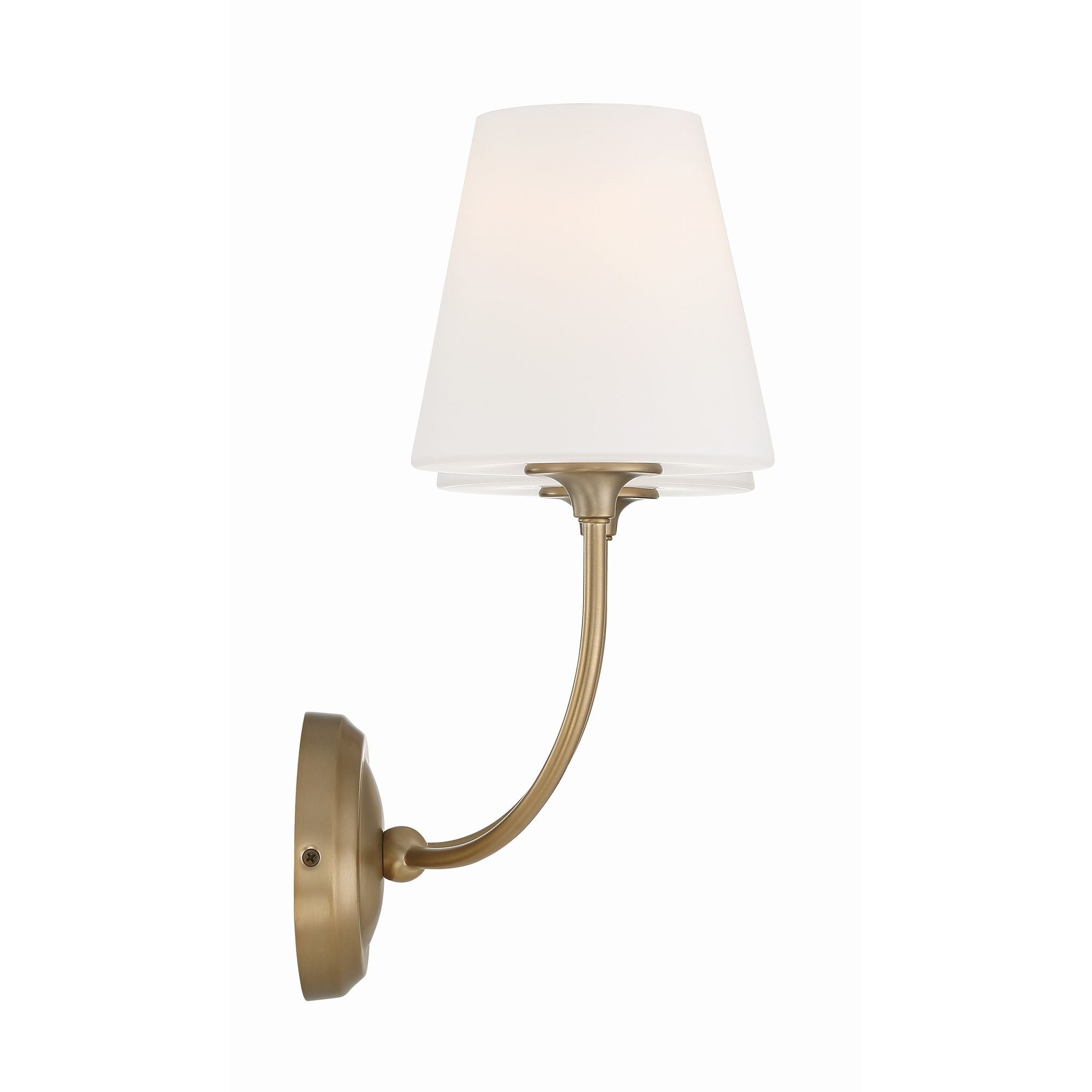 Libby Langdon Sylvan 17'' Vibrant Gold Sconce Gold 17"W x 14.75"H x 8.25"D