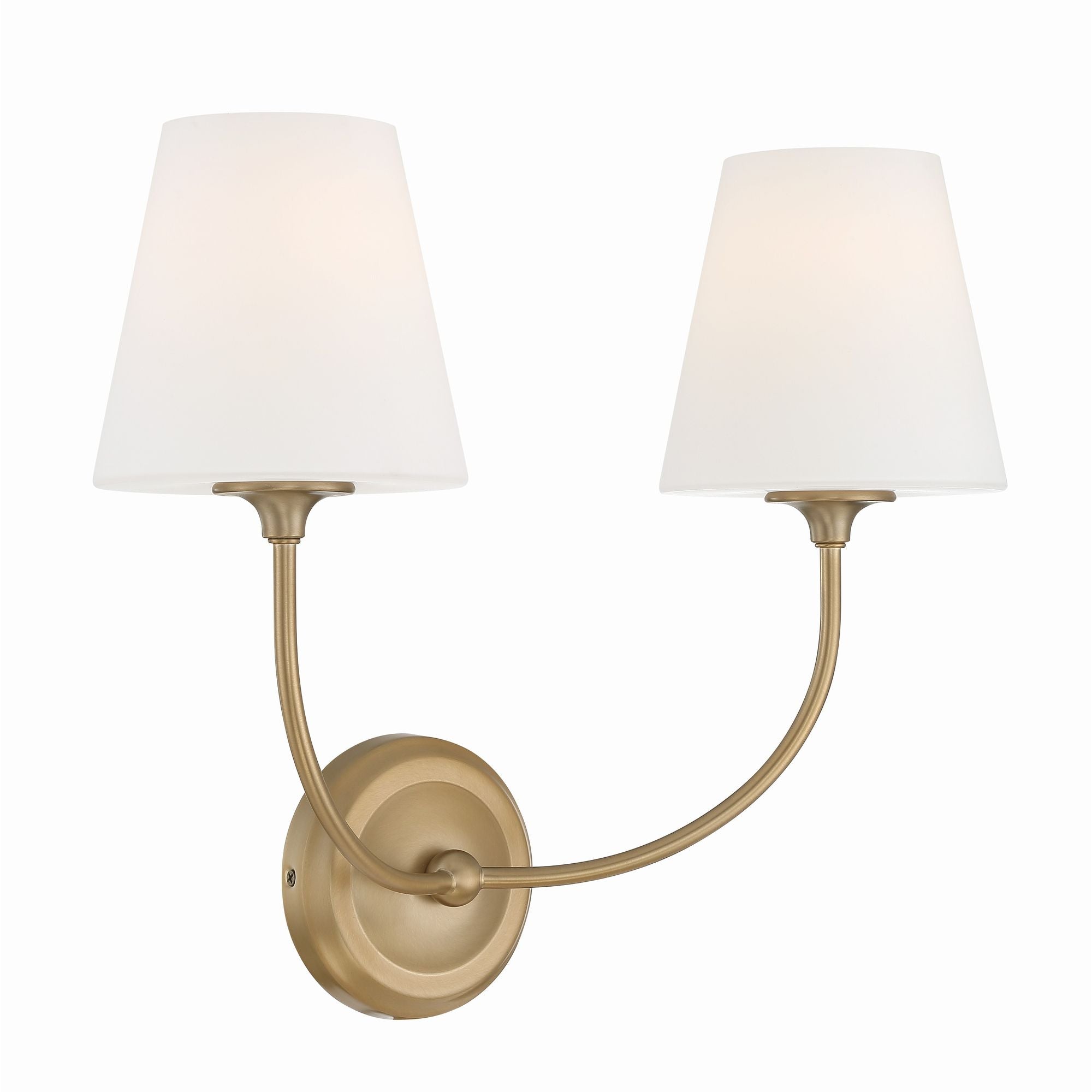 Libby Langdon Sylvan 17'' Vibrant Gold Sconce Gold 17"W x 14.75"H x 8.25"D