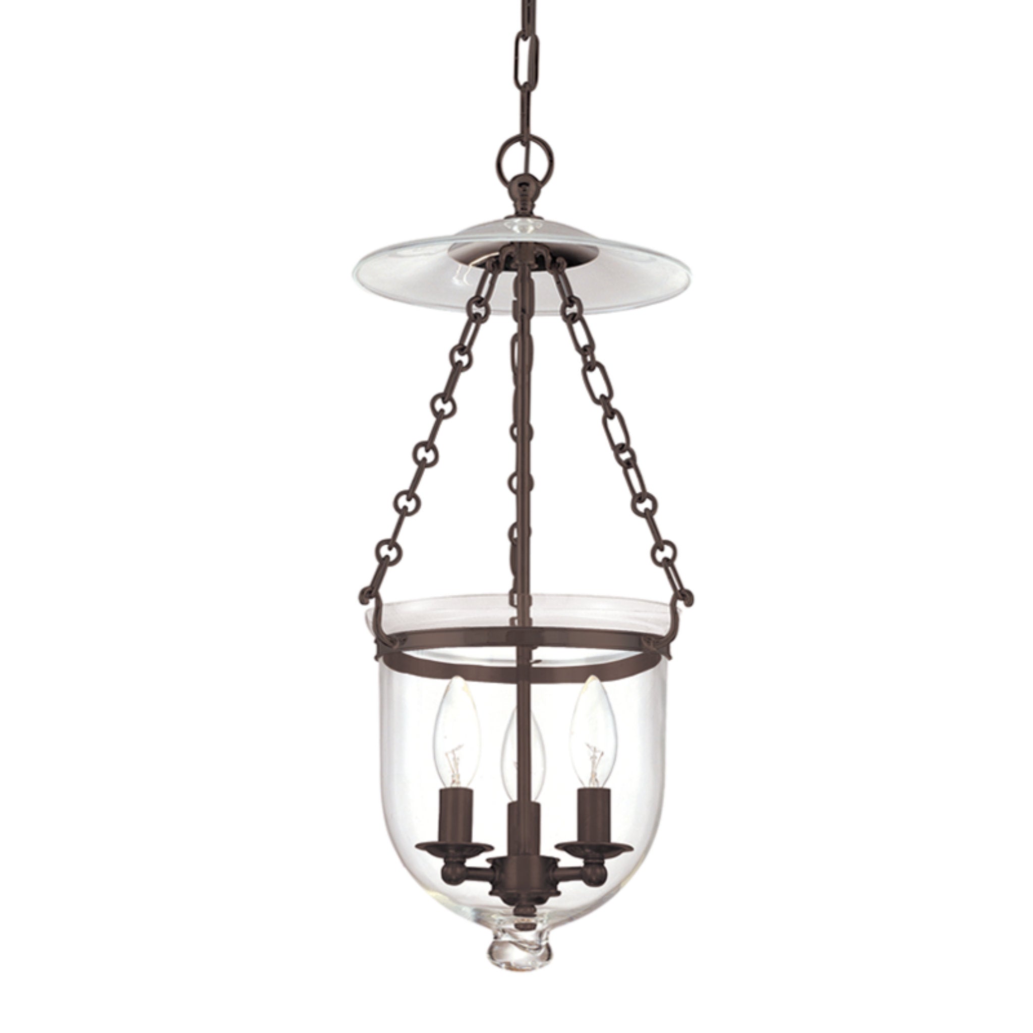 Hampton 3-Light Pendant in Old Bronze 10.25L x 10.25W x 20.75H