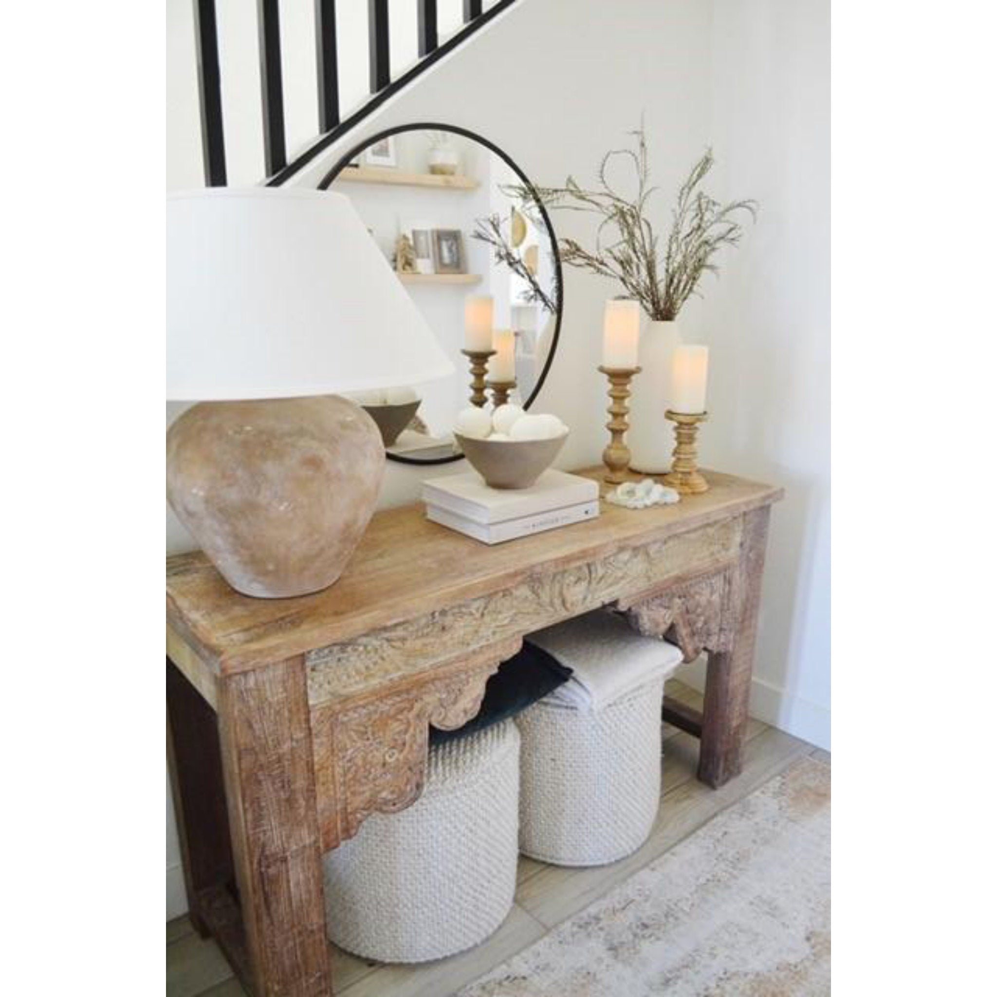 Calabria Table Lamp 1-Light LED in Sienna 22L x 22W x 23H