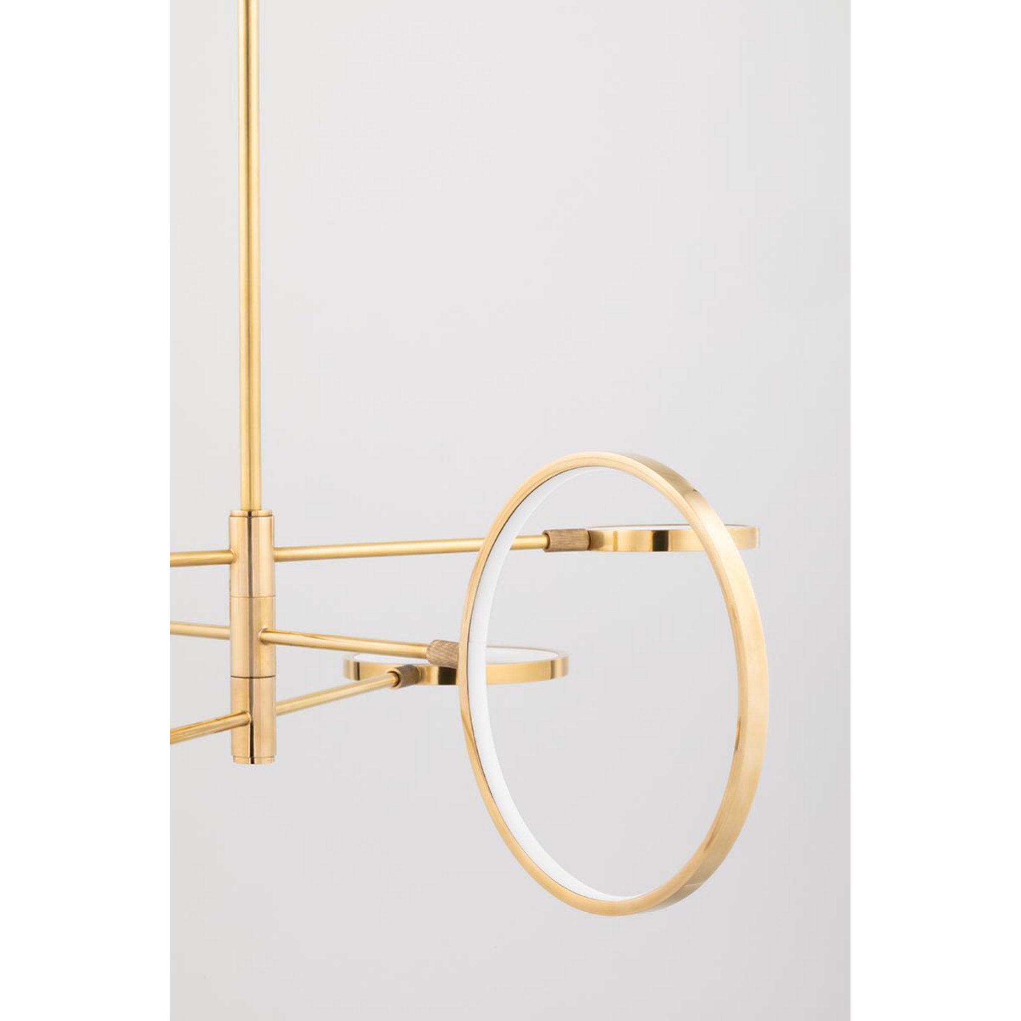 Saturn 0-Light Chandelier in Polished Nickel 44.5L x 44.5W x 13.25H