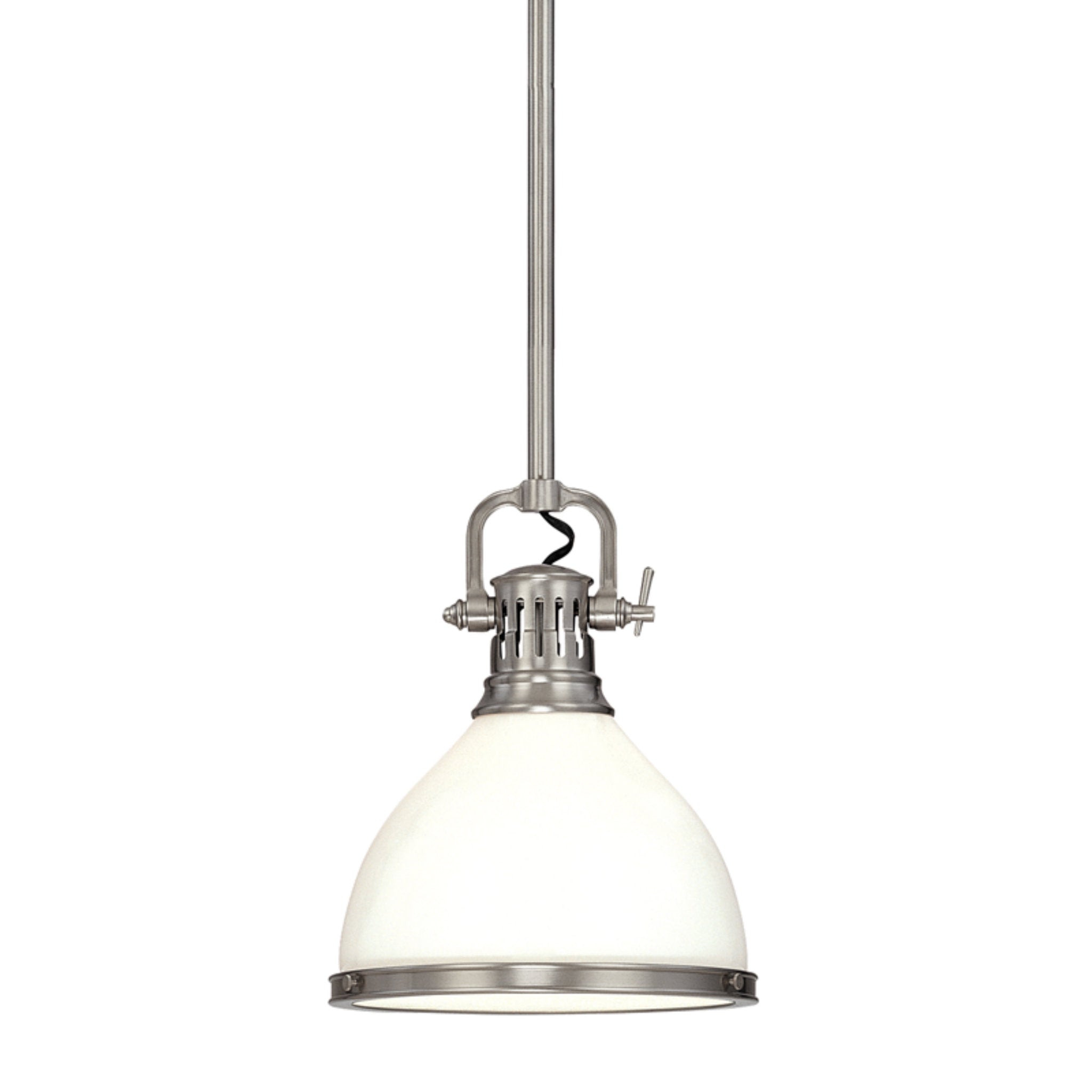 Randolph 1-Light Pendant in Polished Nickel 10L x 10W x 15H