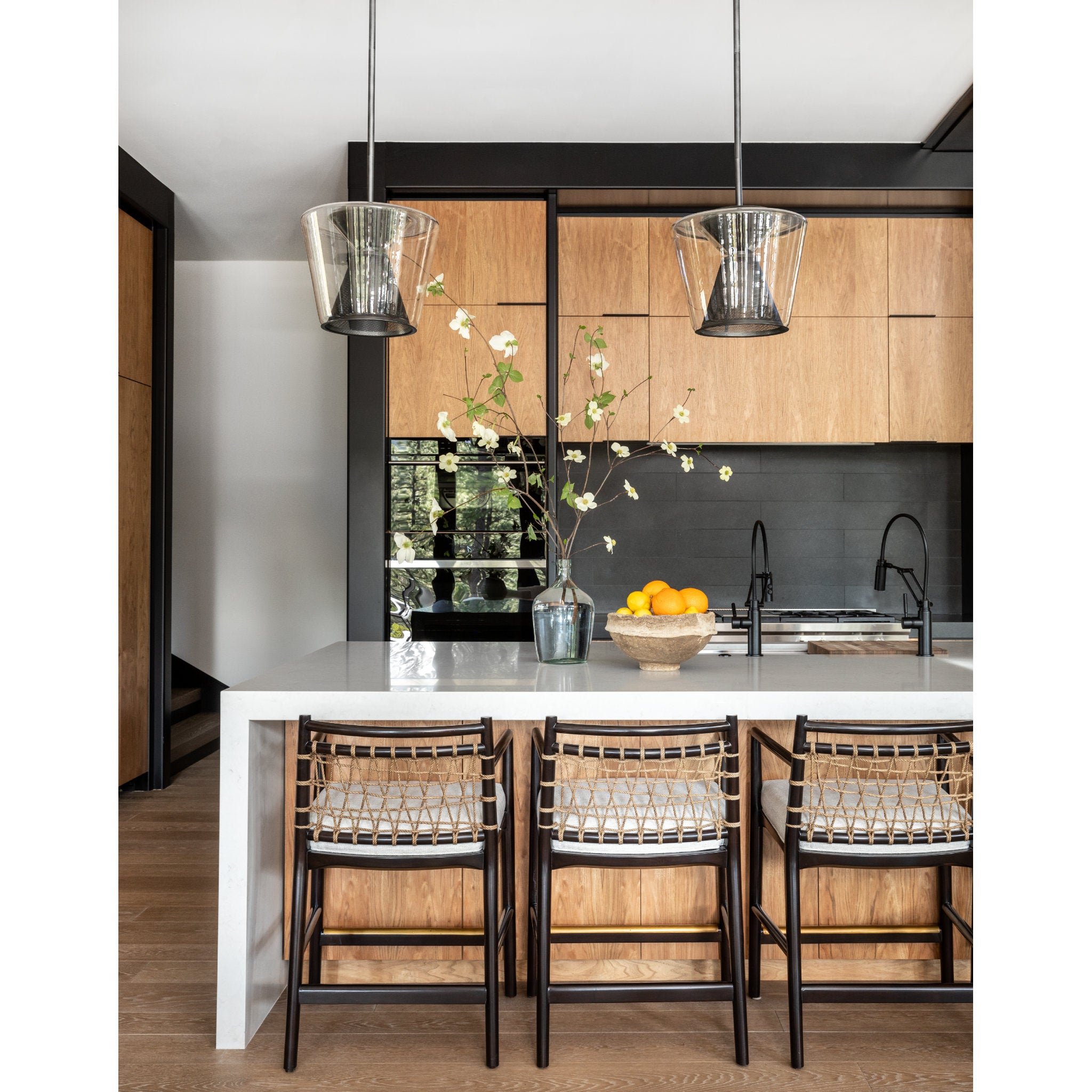 Berlin Pendant 1-Light LED in Soft Black 15.5L x 15.5W x 13.75H