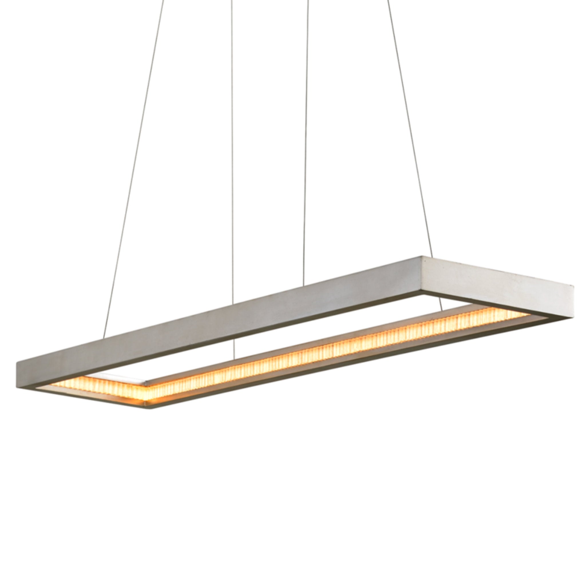 Jasmine 1-Light Linear in Silver Leaf 60L x 14W x 2.5H