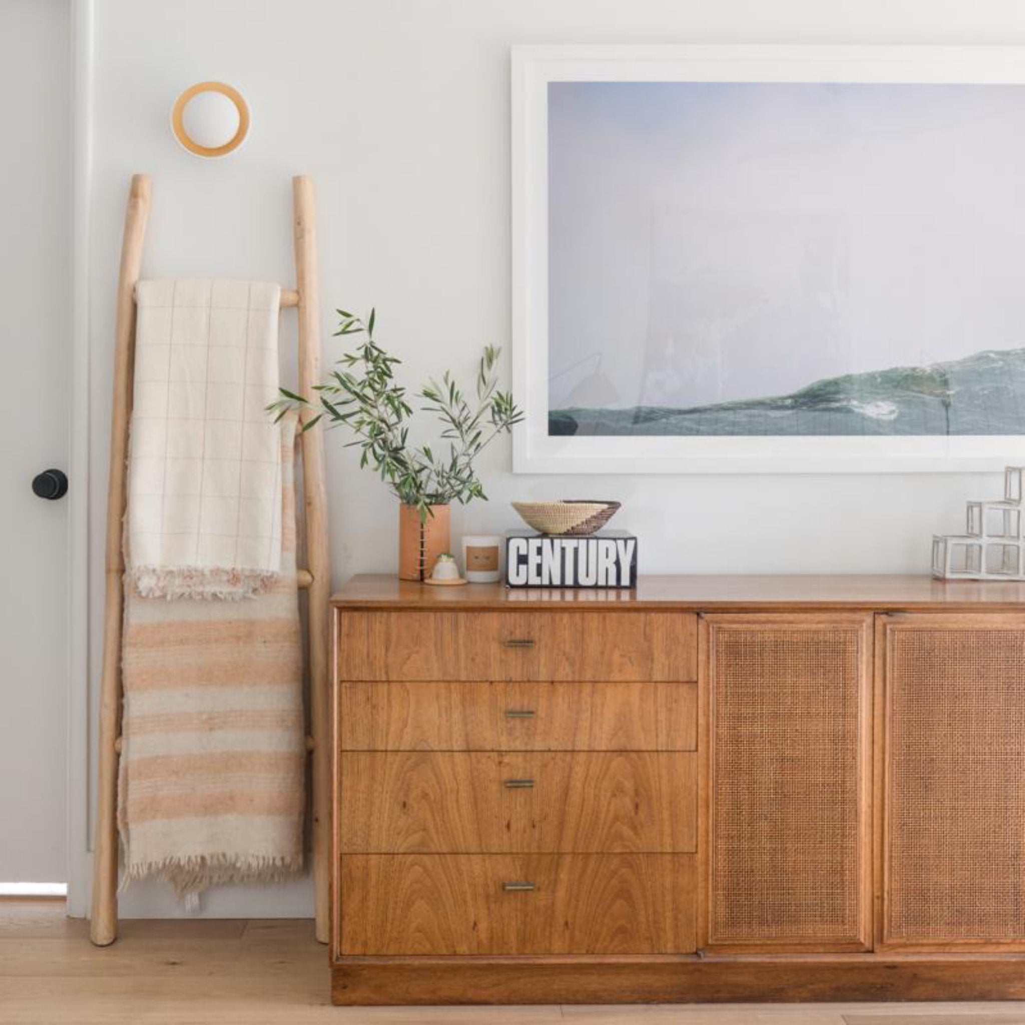 Cadence 1-Light Semi Flush in White Lustro/Gold Leaf Combo 7.5L x 6.75W x 4H