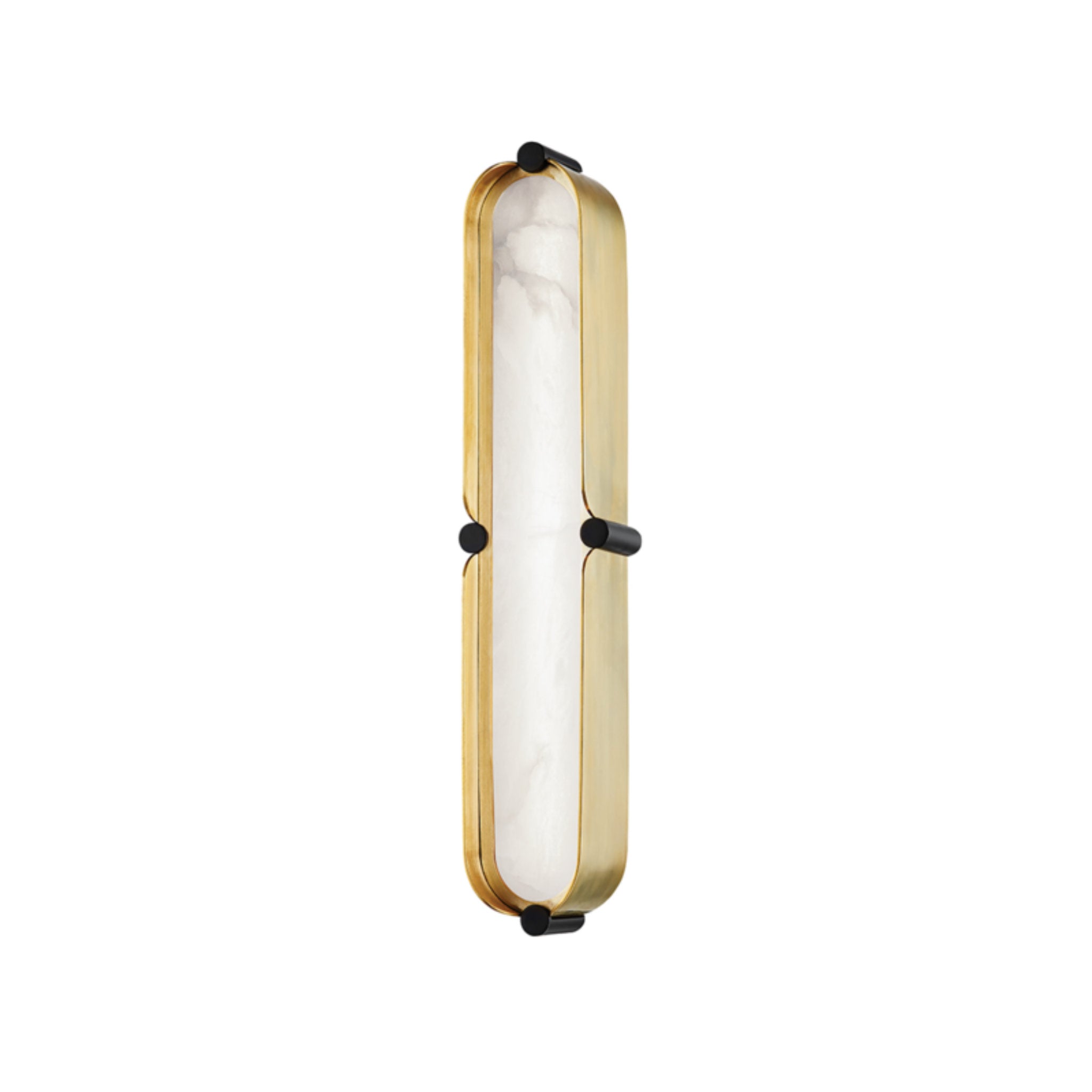 Tribeca 0-Light Bath and Vanity in Aged Brass 3.25W x 16H