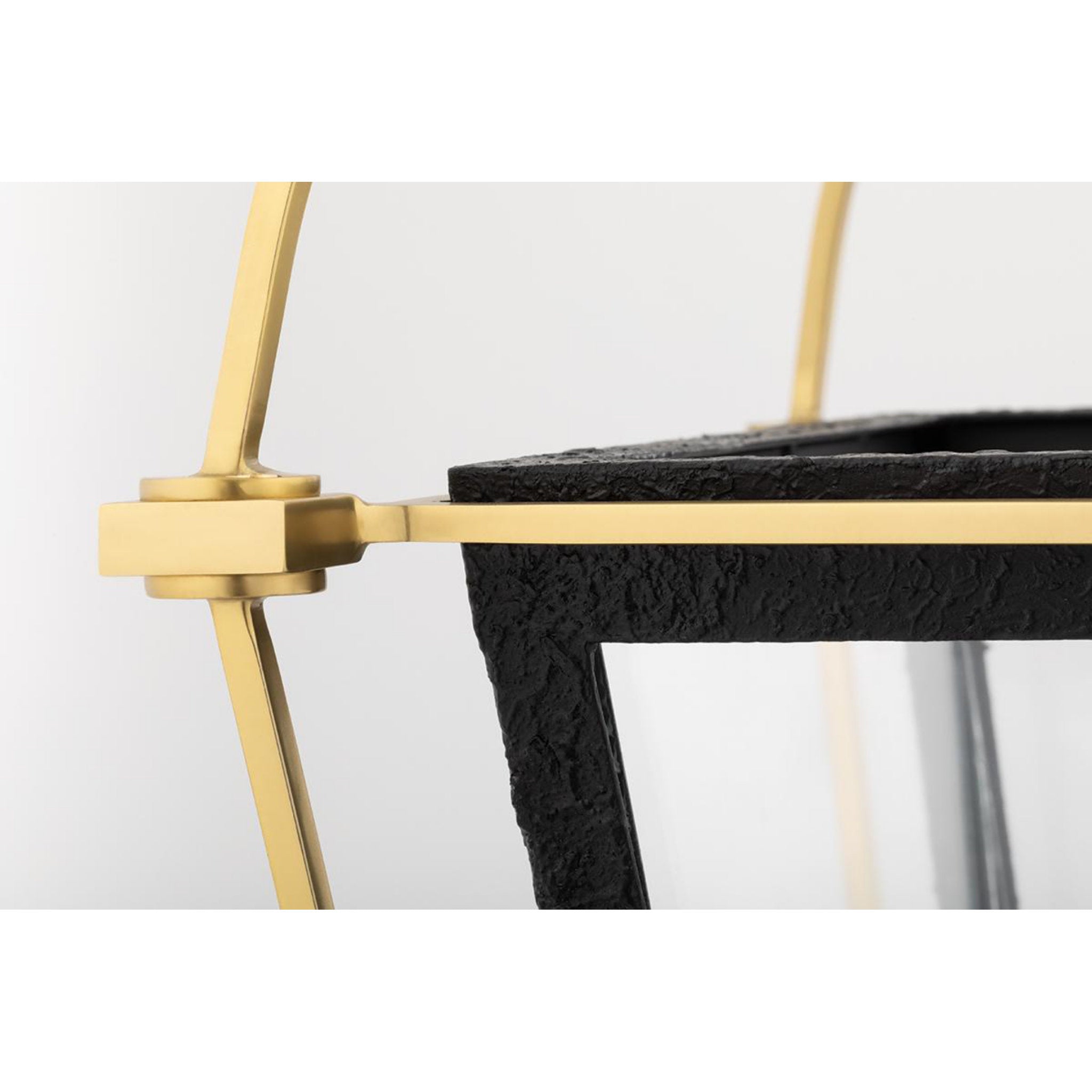 Hollis 4-Light Lantern in Aged Brass 18.25L x 18.25W x 27.25H