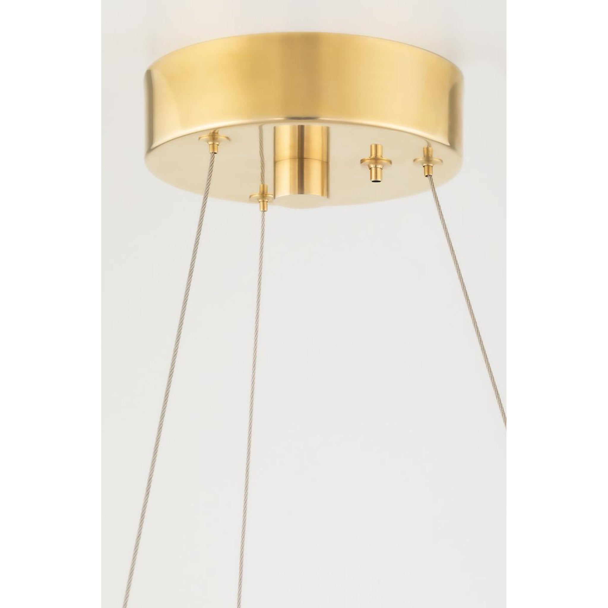 Orbit 6-Light Chandelier in Polished Nickel 38W x 12.25H