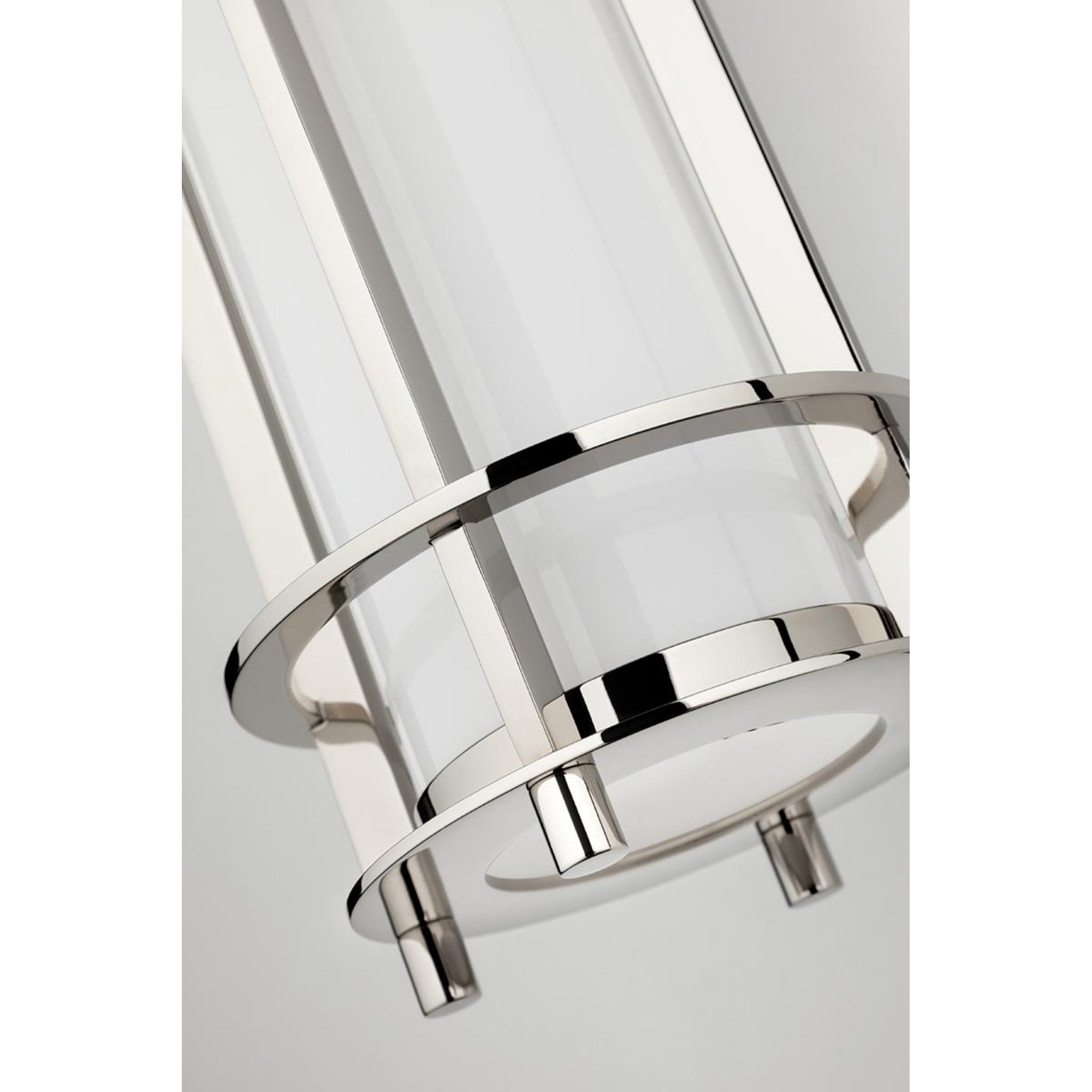 Portland 1-Light Bath and Vanity in Polished Nickel 5.5L x 5.5W x 14.5H
