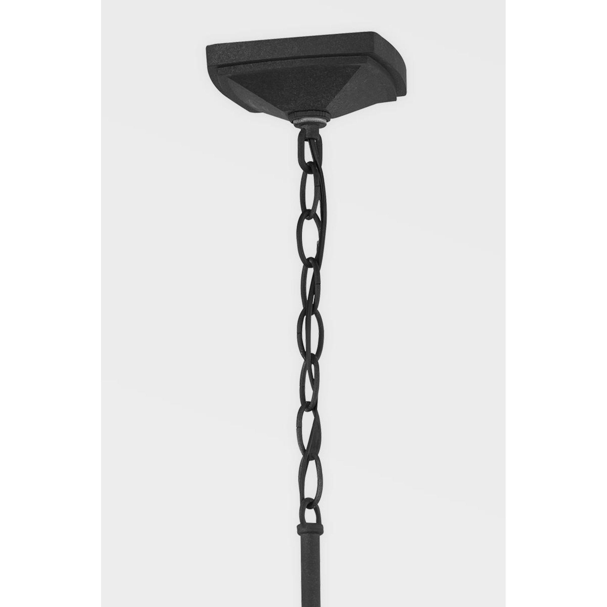 Lake County 4-Light Exterior Wall Sconce in French Iron by Mark D. Sikes 11.5W x 21H