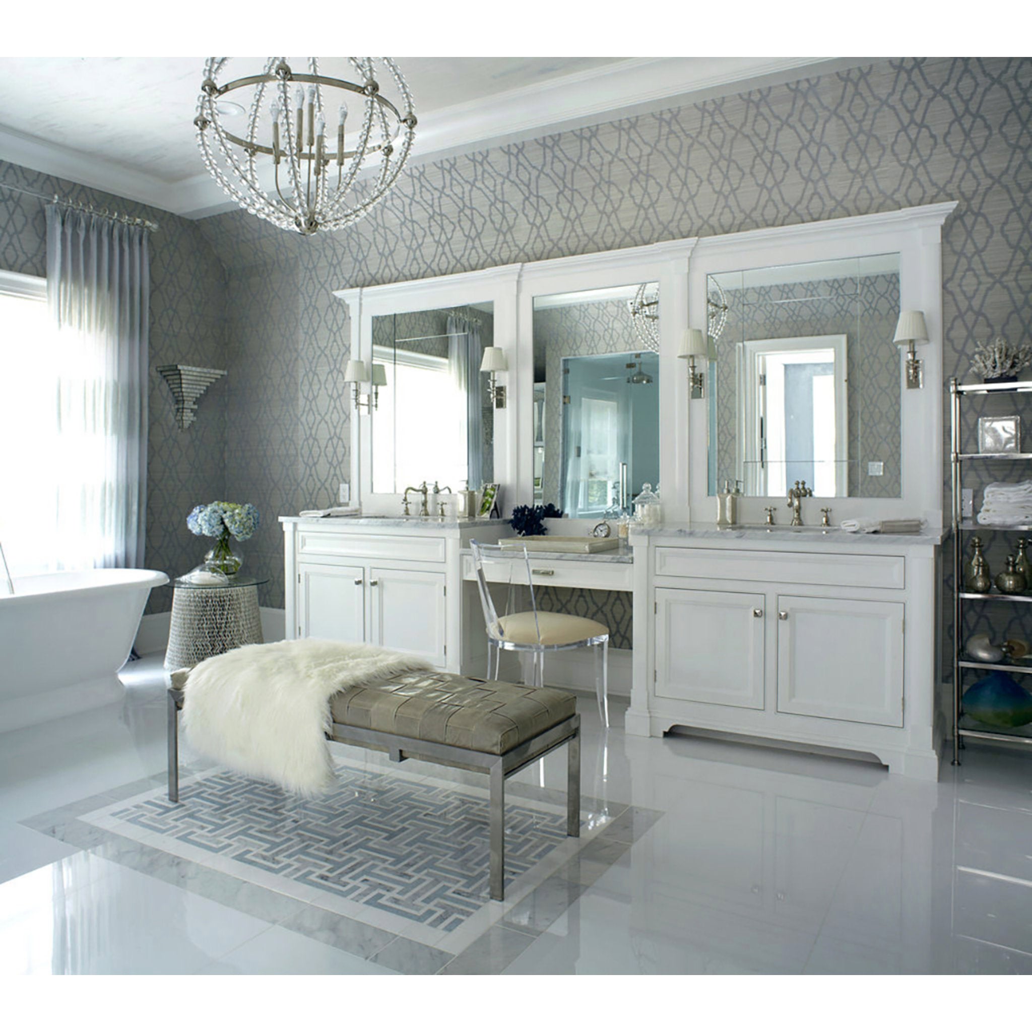 Ludlow 1-Light Wall Sconce in Polished Nickel 5.5L x 5.5W x 13H