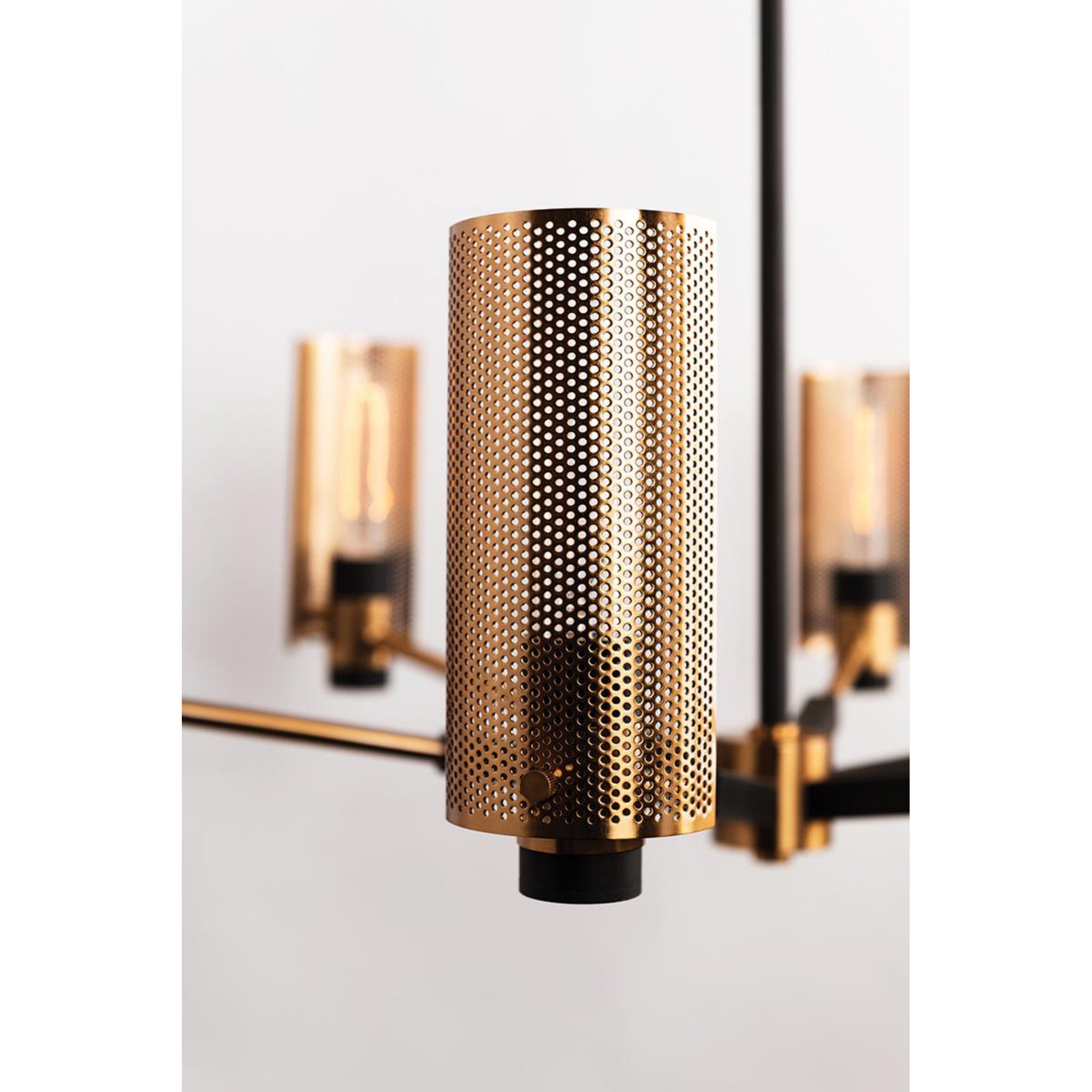Pilsen 6-Light Chandelier in Soft Off Black 30W x 14.5H