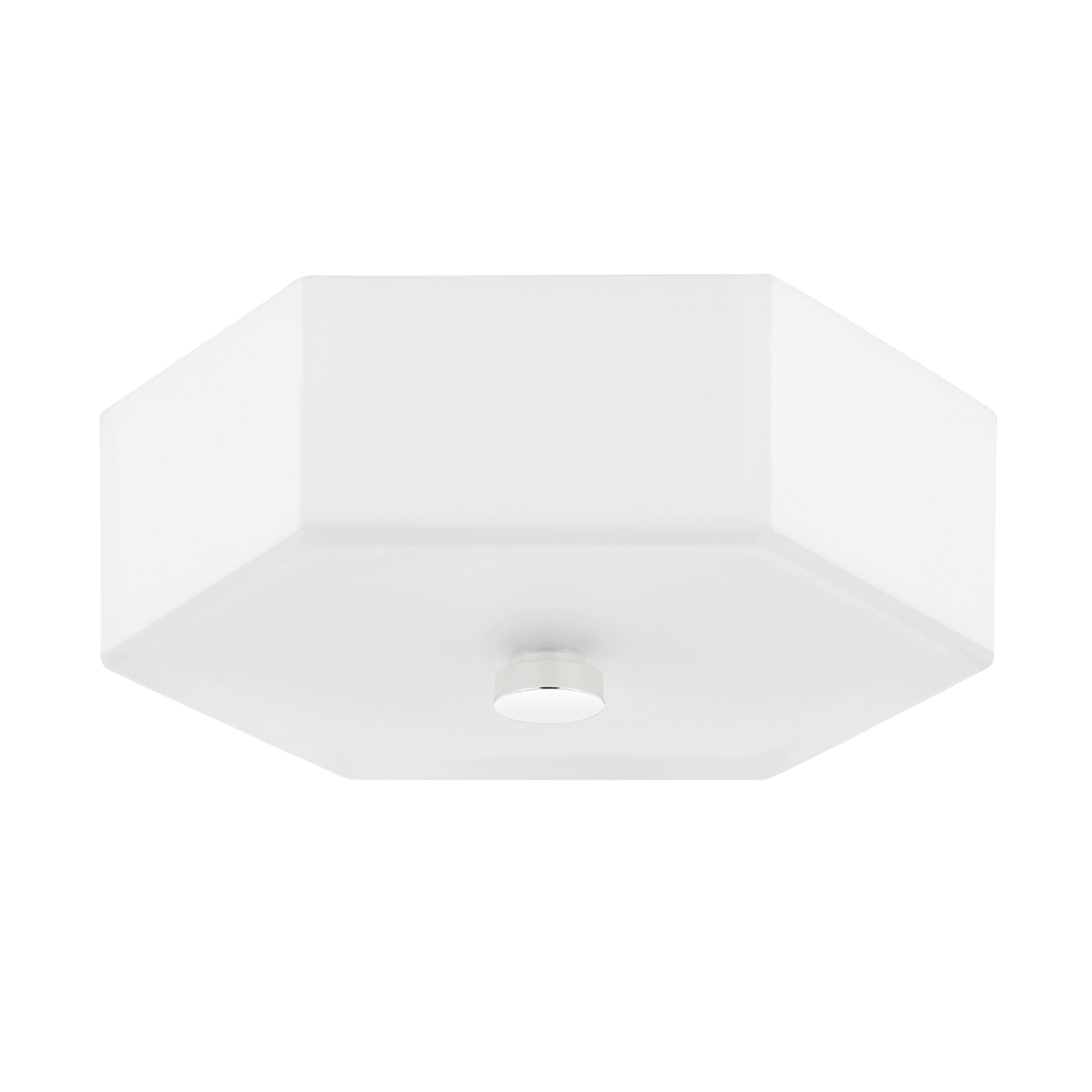 Lizzie 2-Light Flush Mount in Aged Brass/Polished Nickel Combo 9.5L x 11W x 4H