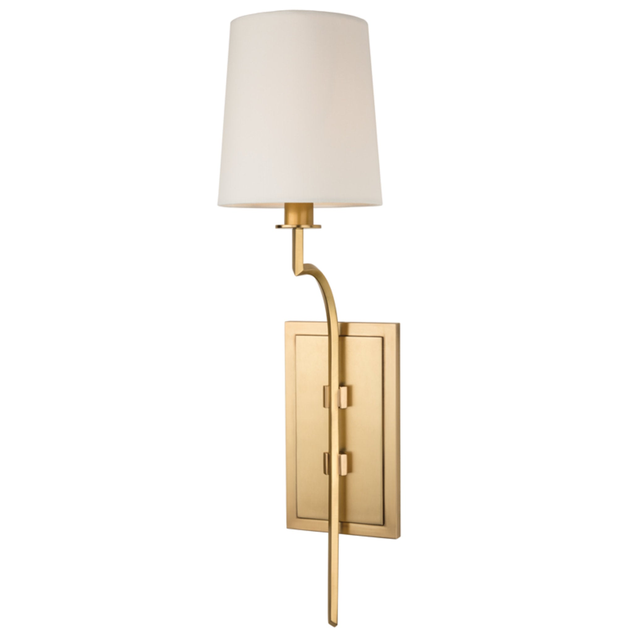 Glenford 1-Light Wall Sconce in Aged Brass 5.5L x 5.5W x 22H