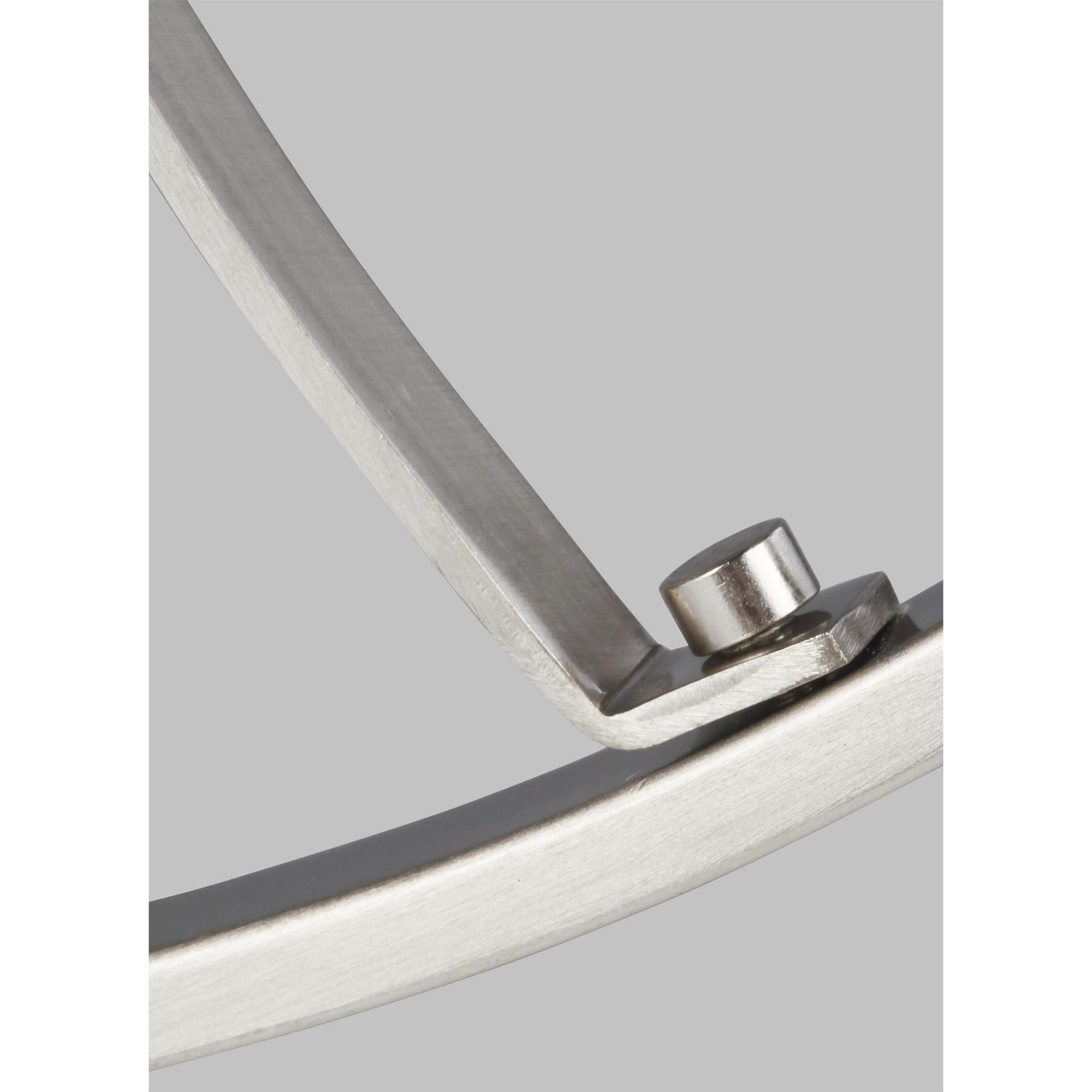 Robie Three Light Chandelier LED Transitional 22.125" Height Steel Round Etched / White Inside Shade in Brushed Nickel