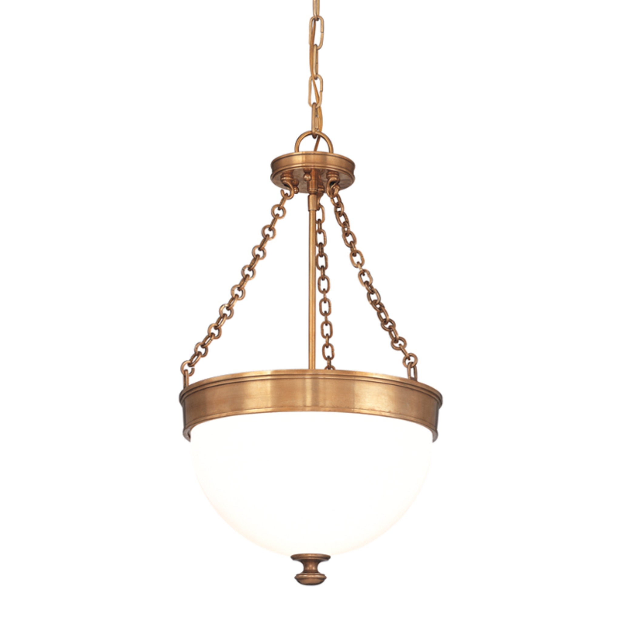 Barrington 3-Light Pendant in Aged Brass 14L x 14W x 24H