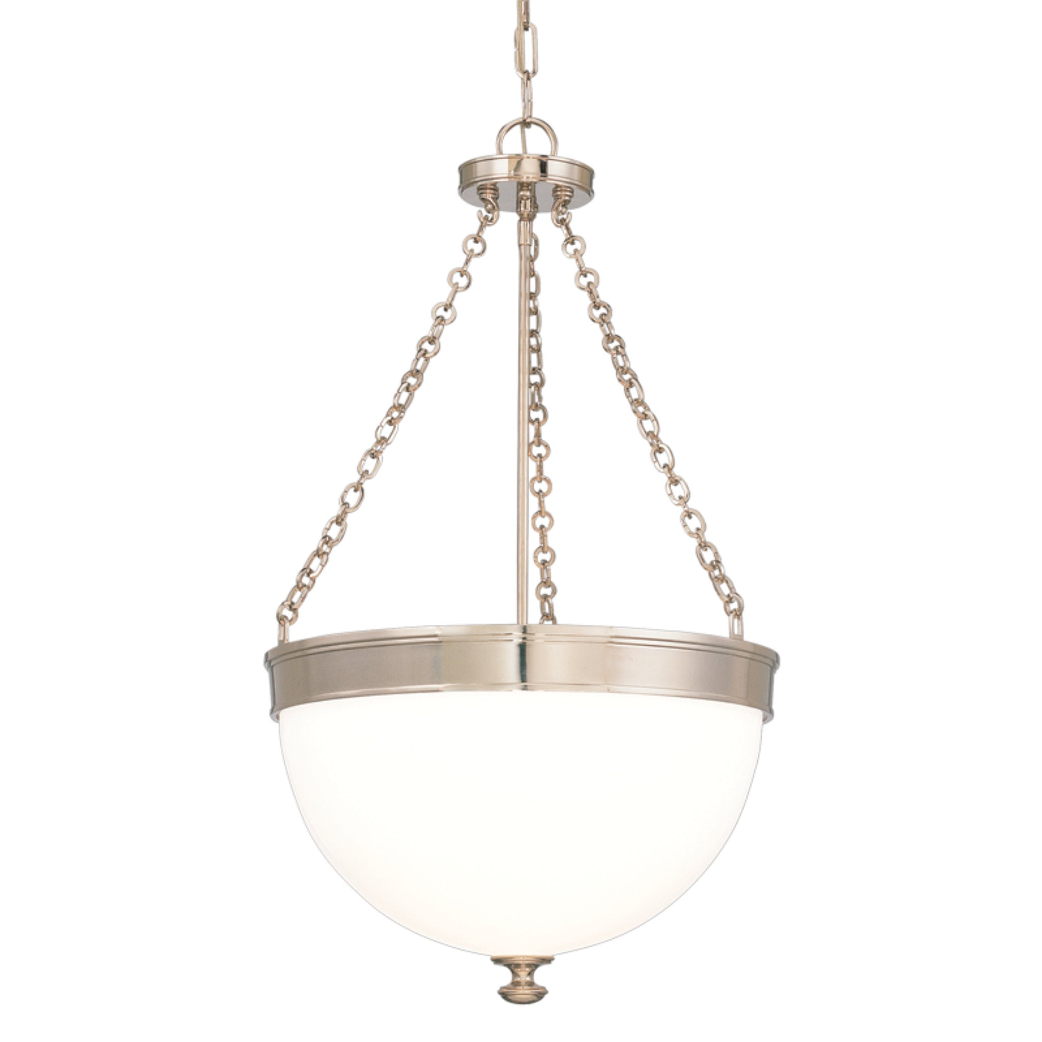 Barrington 3-Light Pendant in Polished Nickel 14L x 14W x 24H