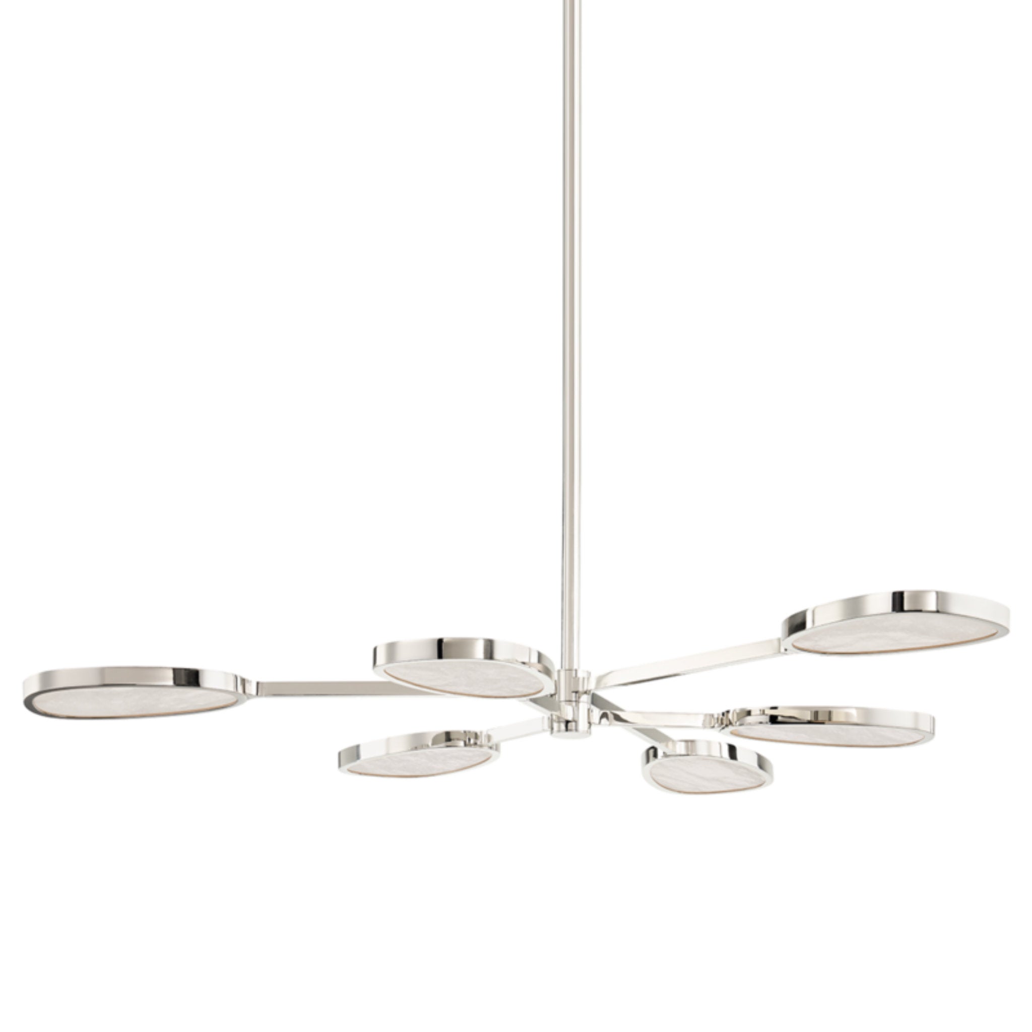 Patras 6-Light Chandelier in Burnished Nickel 56.75L x 56.75W x 7.75H