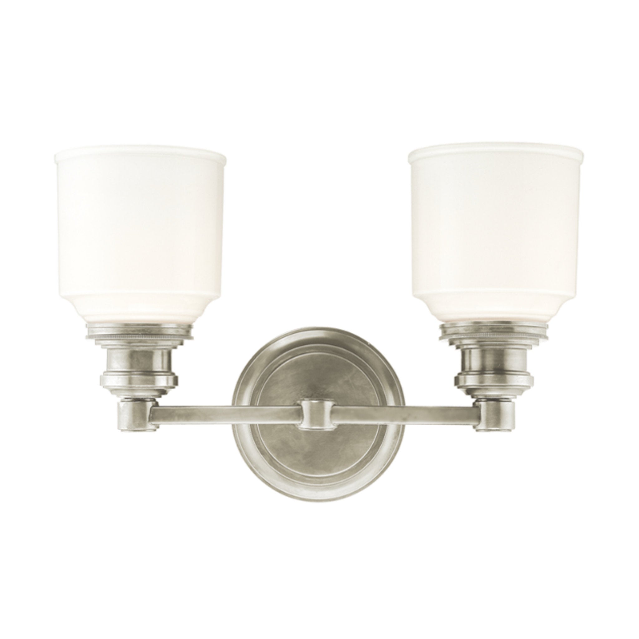 Windham 2-Light Bath and Vanity in Satin Nickel 14.25L x 14.25W x 9.75H