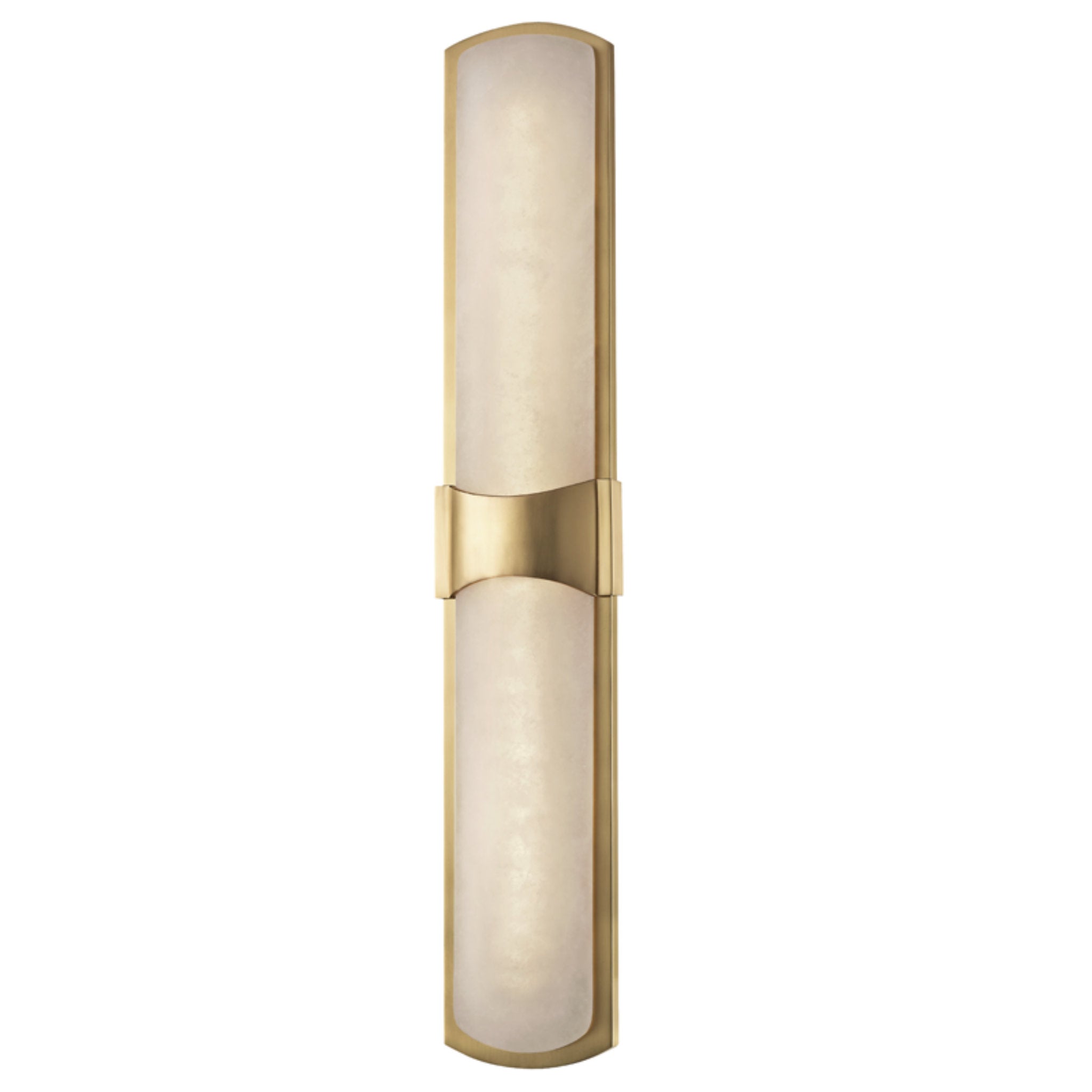 Valencia 1-Light Wall Sconce in Aged Brass 4.75L x 4.75W x 26H