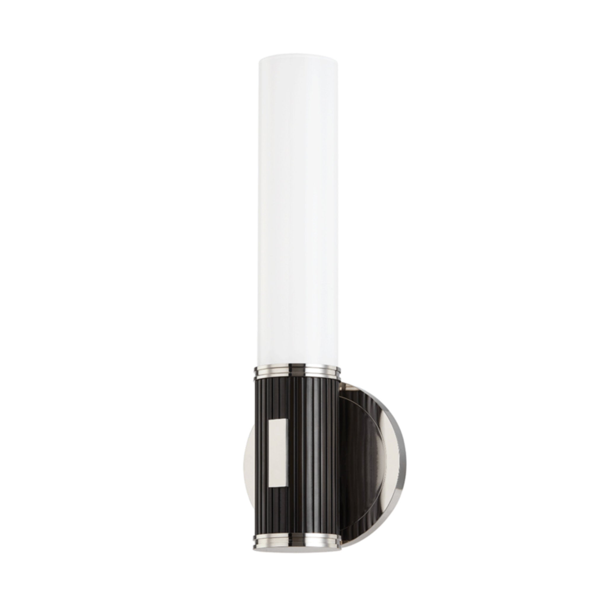Crewe 1-Light Wall Sconce in Polished Nickel 5W x 14.5H
