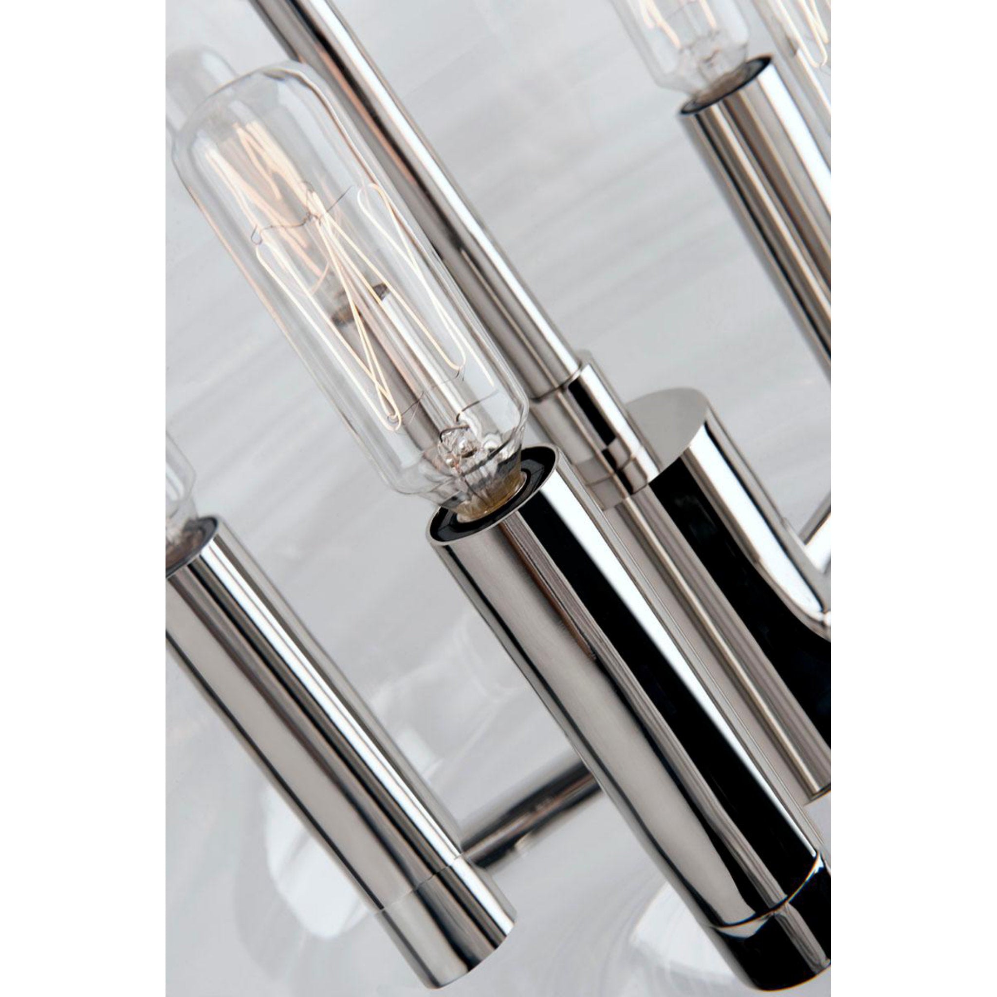 Washington 4-Light Lantern in Polished Nickel 15.5L x 15.5W x 20H