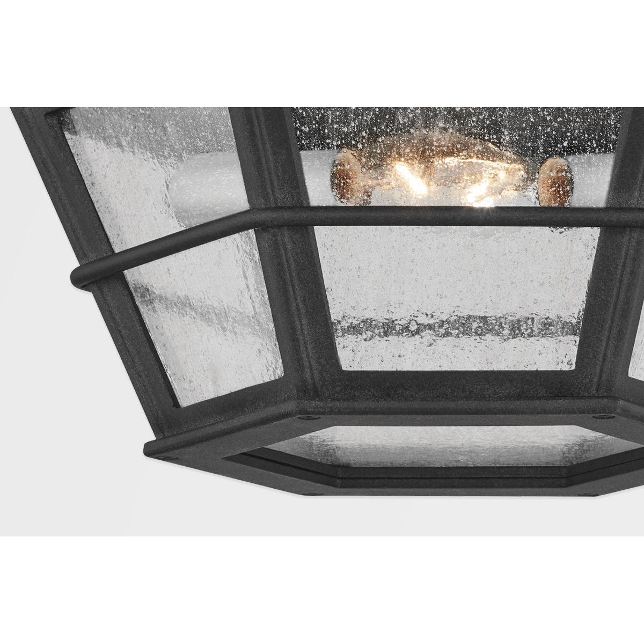 Lake County 4-Light Exterior Wall Sconce in French Iron by Mark D. Sikes 11.5W x 21H