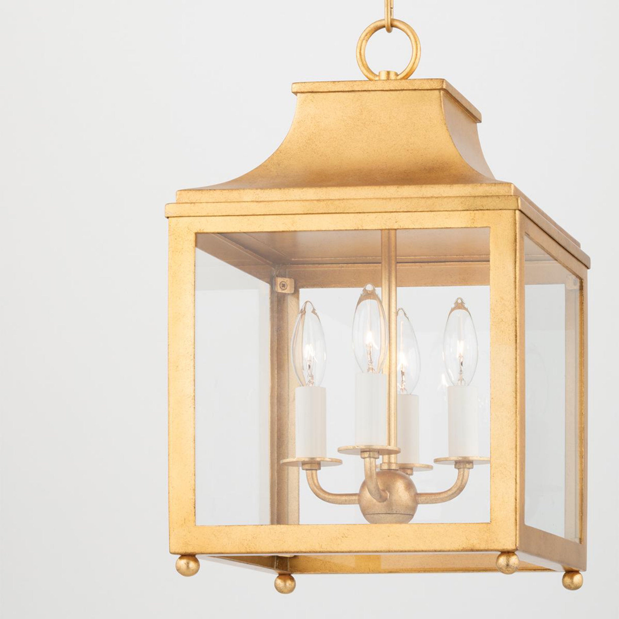 Leigh 2-Light Wall Sconce in Aged Brass/Soft Off White 11.25L x 11.25W x 18.75H