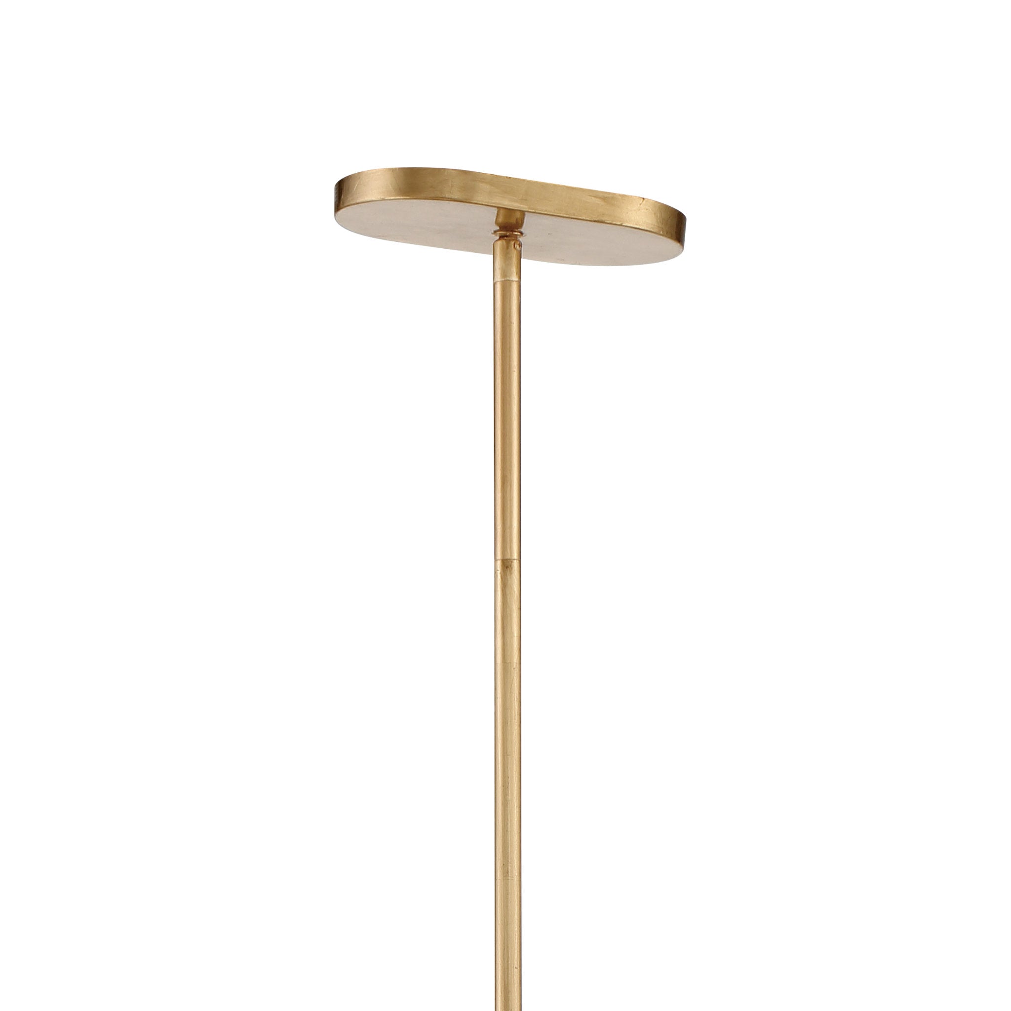 Bleecker 36'' Antique Gold Oval Chandelier Gold 36"W x 16"H x 16"D