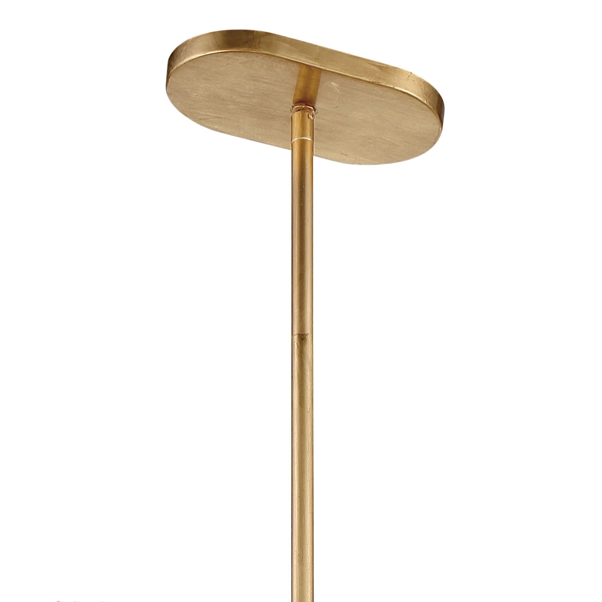 Bleecker 36'' Antique Gold Oval Chandelier Gold 36"W x 16"H x 16"D