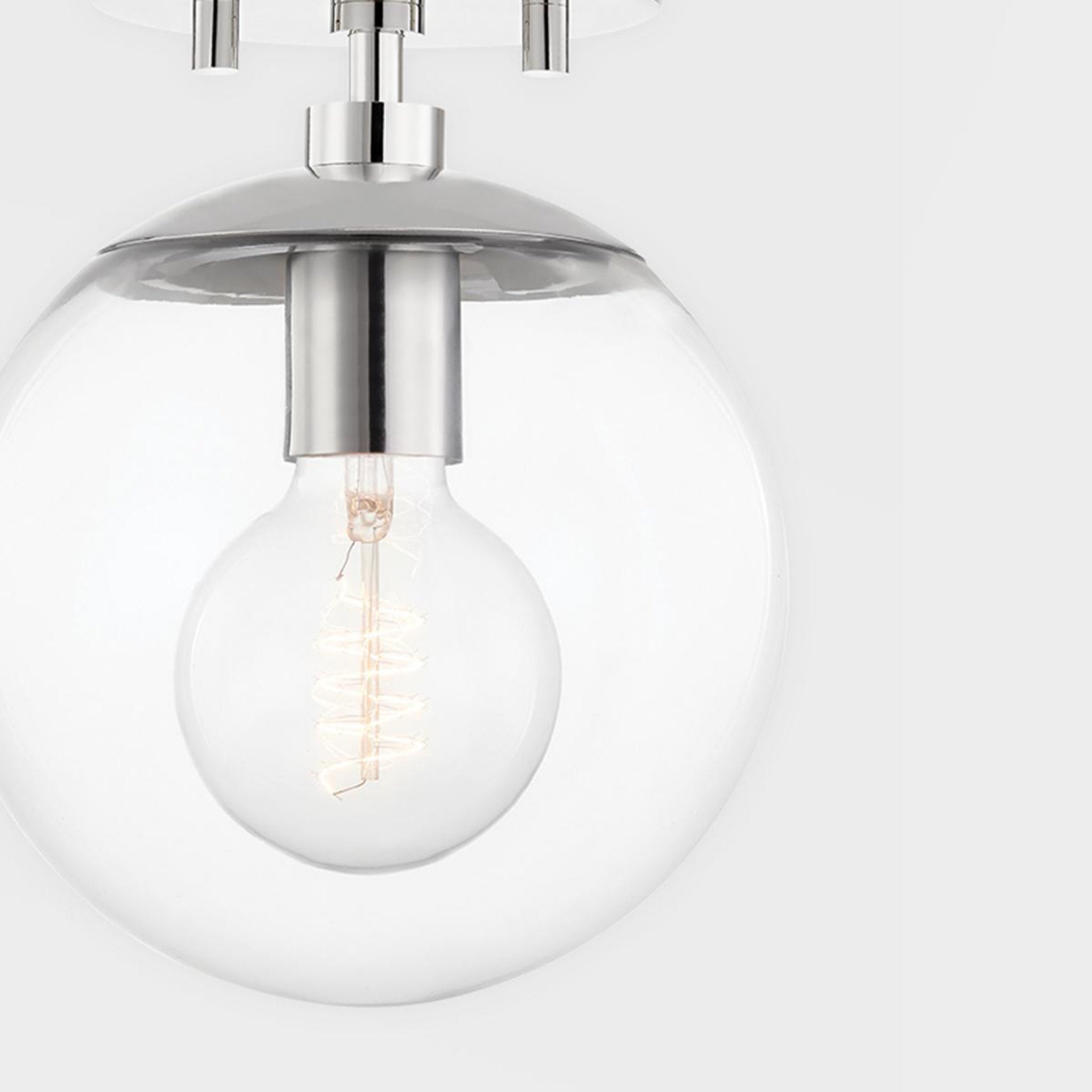 Meadow 3-Light Semi Flush in Old Bronze 8.25L x 20.25W x 10.5H