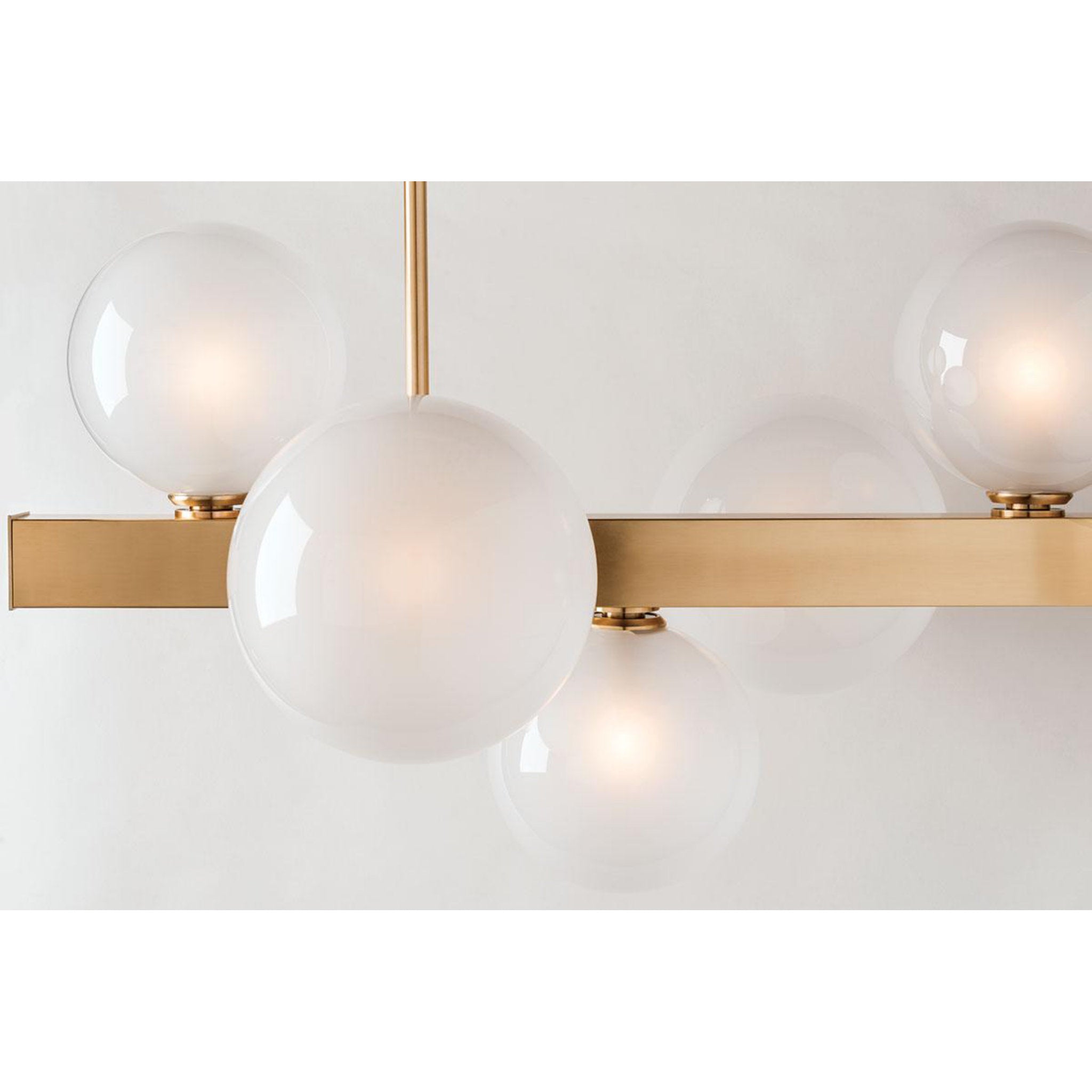 Hinsdale 4-Light Pendant in Aged Brass 21.25L x 21.25W x 27H