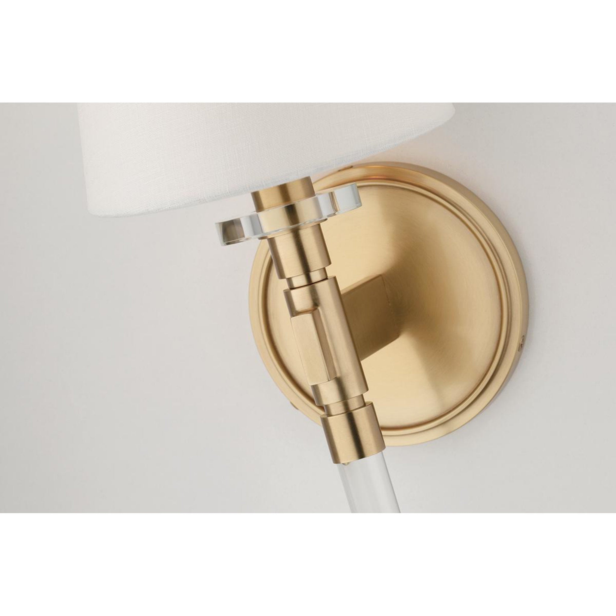 Blixen 1-Light Wall Sconce in Polished Nickel 6L x 6W x 21H