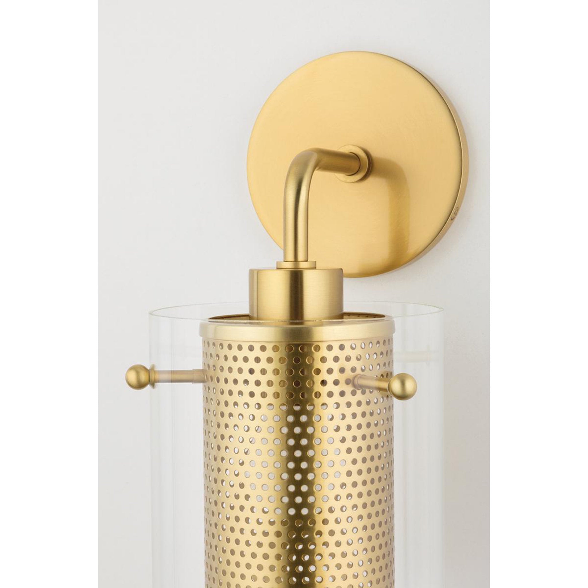 Elanor 1-Light Pendant in Aged Brass 29.75L x 5.5W x 8.75H