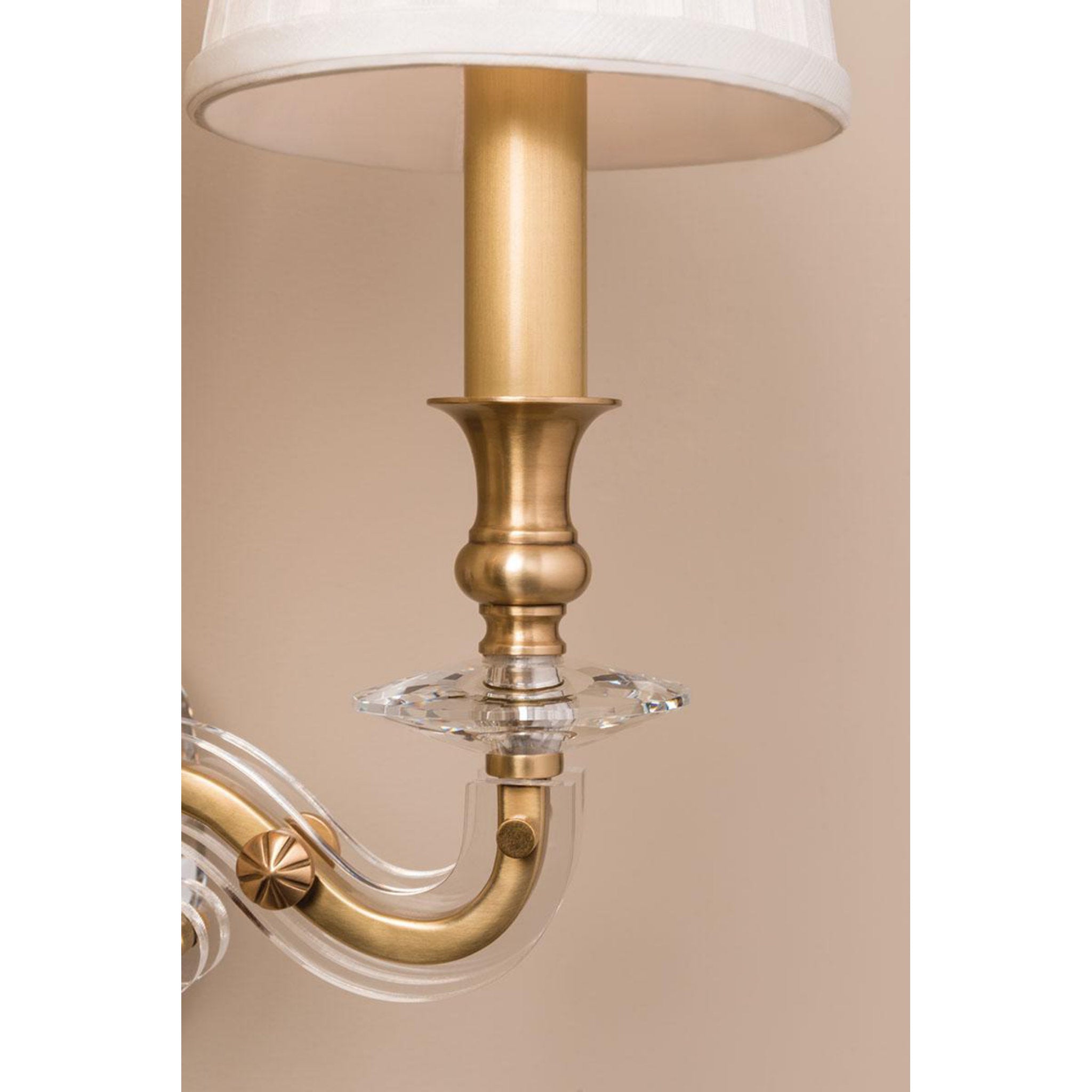 Lapeer 1-Light Wall Sconce in Polished Nickel 5.5L x 5.5W x 14H