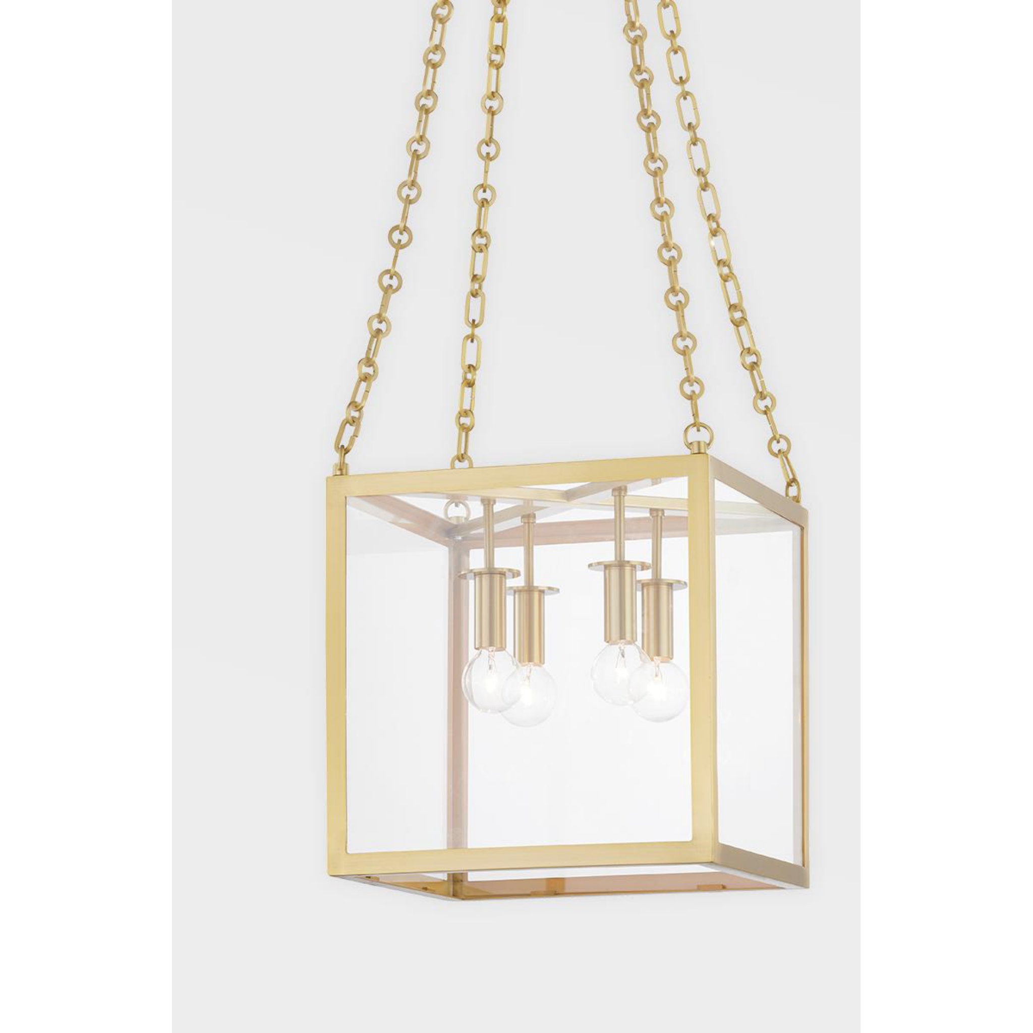 Catskill 4-Light Lantern in Aged Iron 18L x 18W x 18H