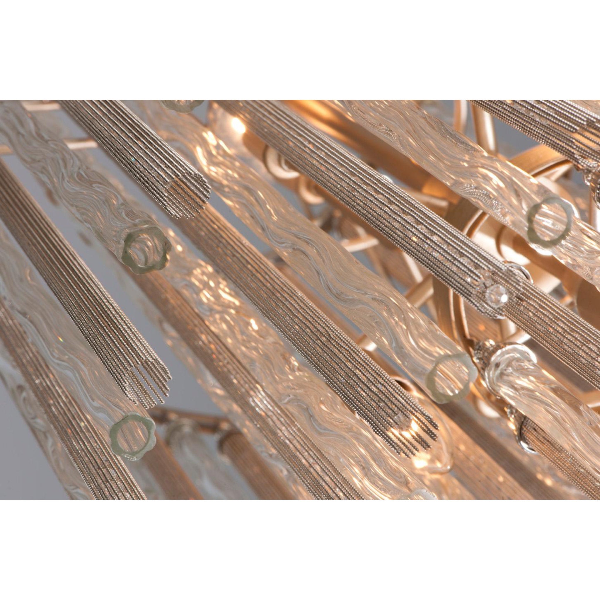 Chimera 3-Light Pendant in Warm Silver Leaf 12.75L x 12.75W x 18.25H