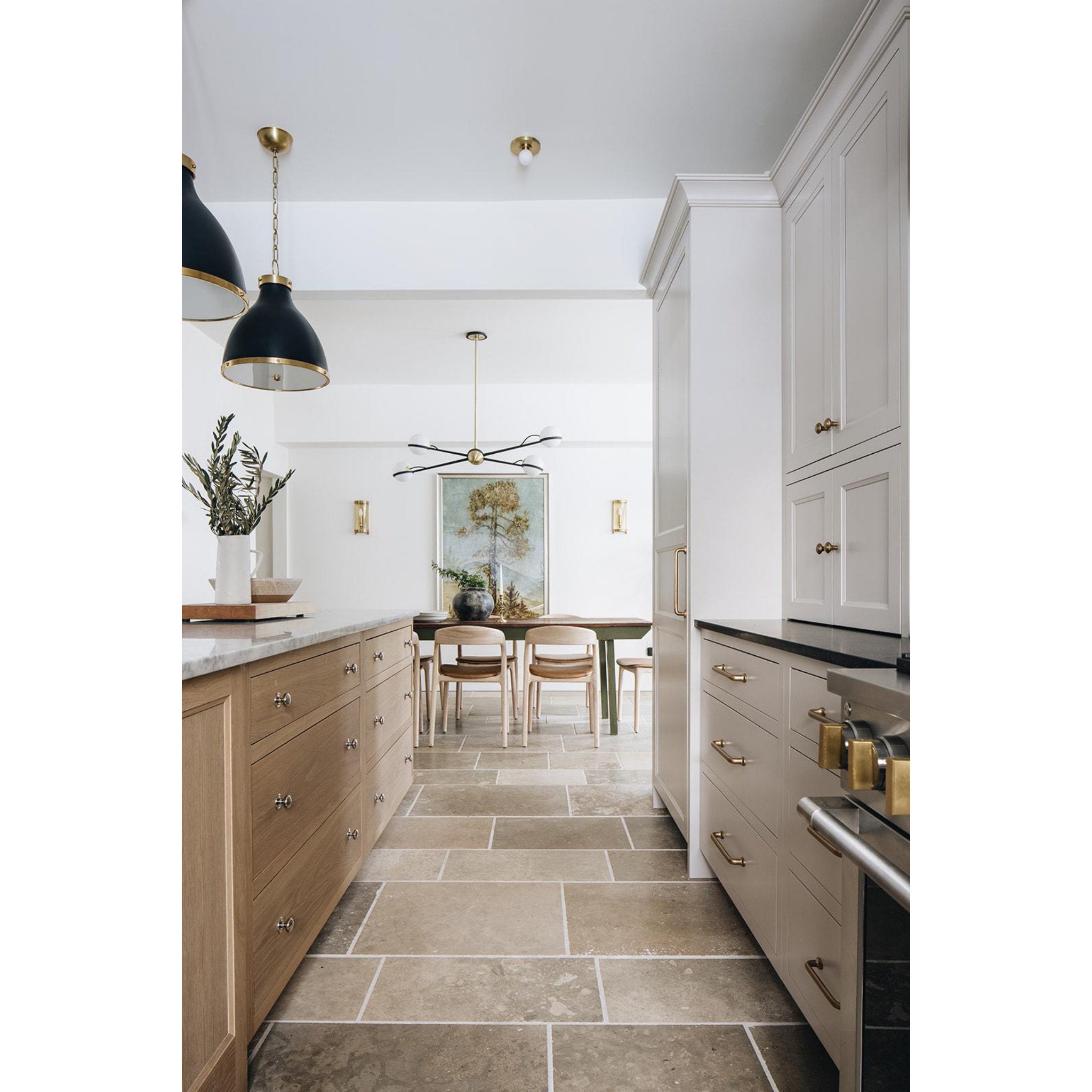 Ace Linear 4-Light LED in Textured Bronze Brushed Brass 49.5L x 17W x 14.25H