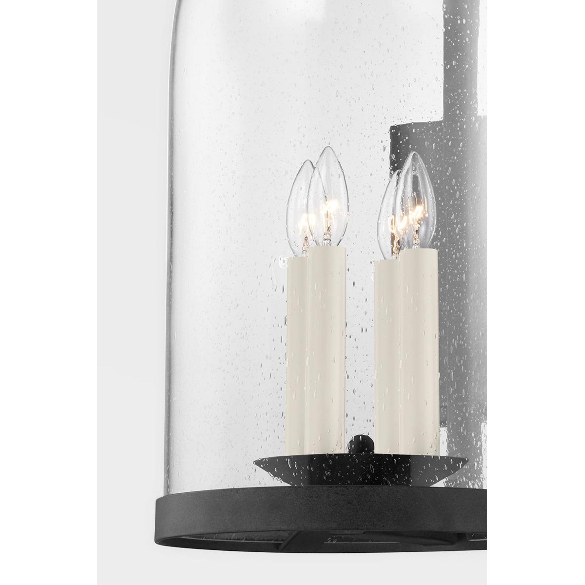 Napa County Wall Sconce 4-Light Outdoor LED in French Iron 12L x 12W x 29.75H