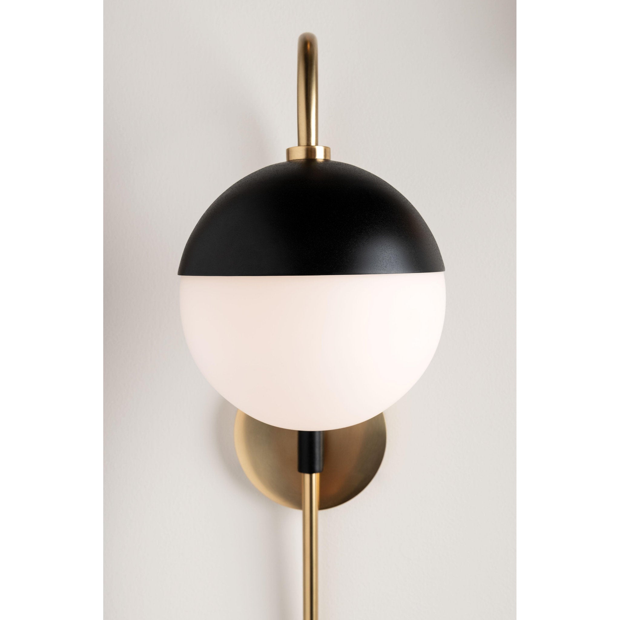 Renee 3-Light Semi Flush in Aged Brass/Black 21.75L x 19.75W x 11H